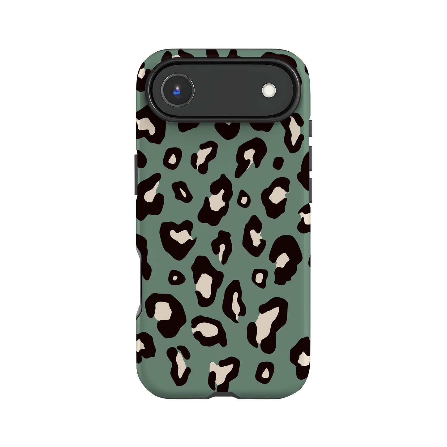 Muted Teal Leopard Print Case