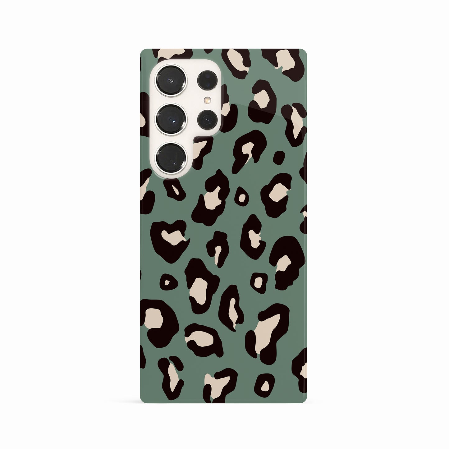 Muted Teal Leopard Print Case