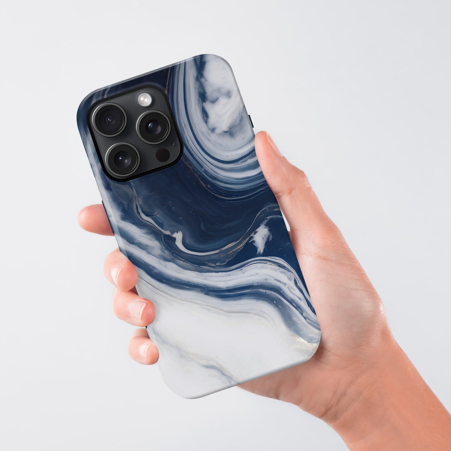 Blue Swirl Personalised Phone Case Phone Case