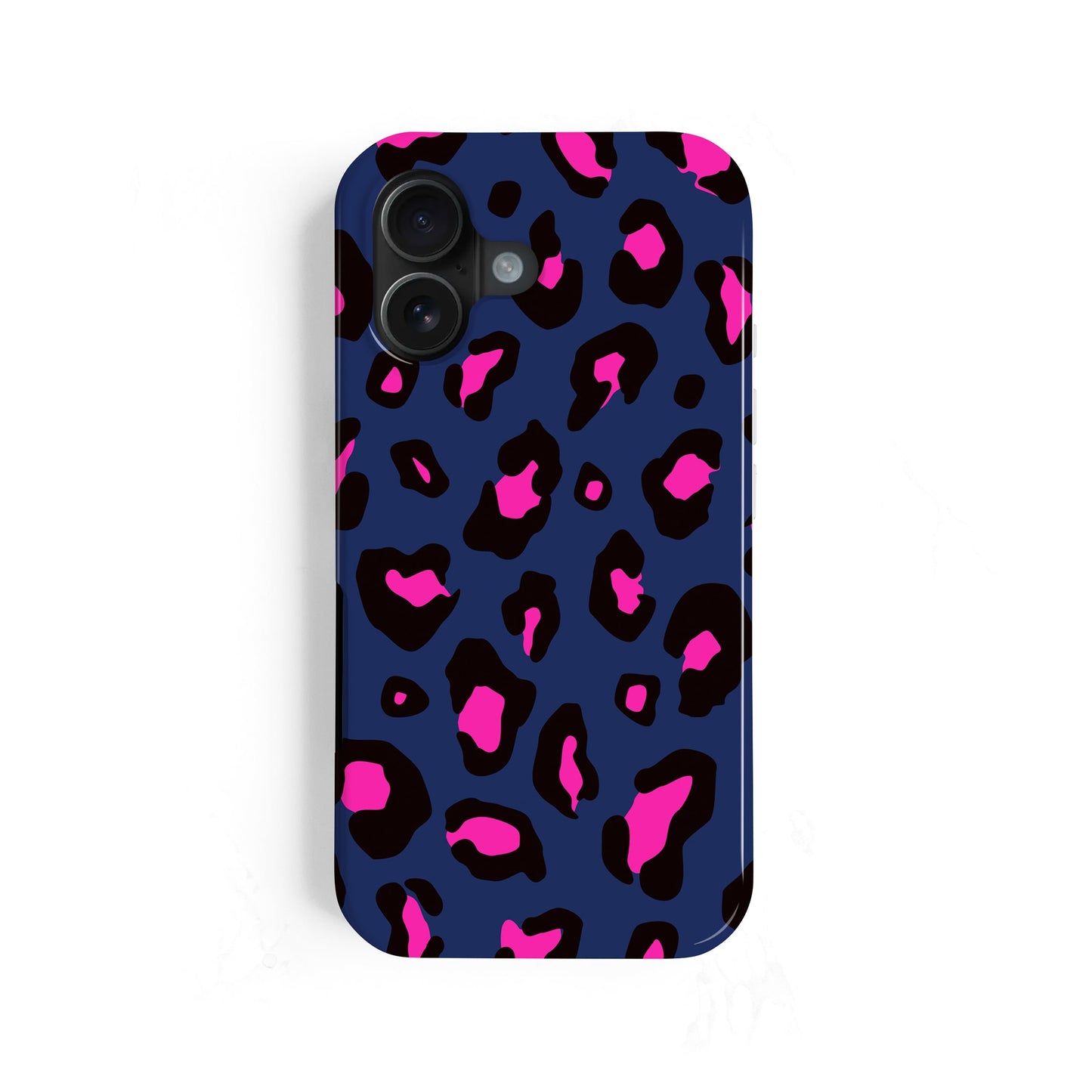 Pink Navy Blue Leopard Print Case Phone Case