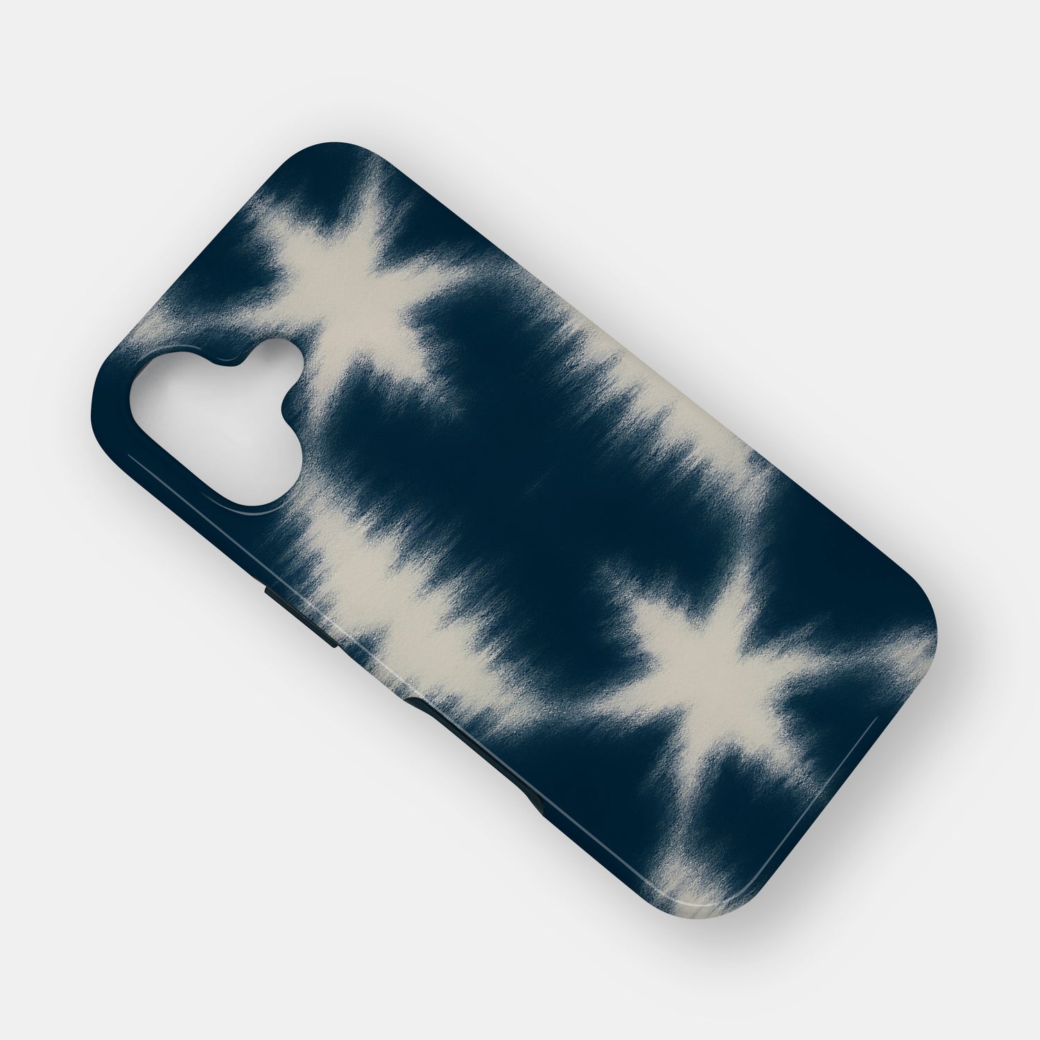 Navy Blue Tie Dye Print Phone Case Phone Case