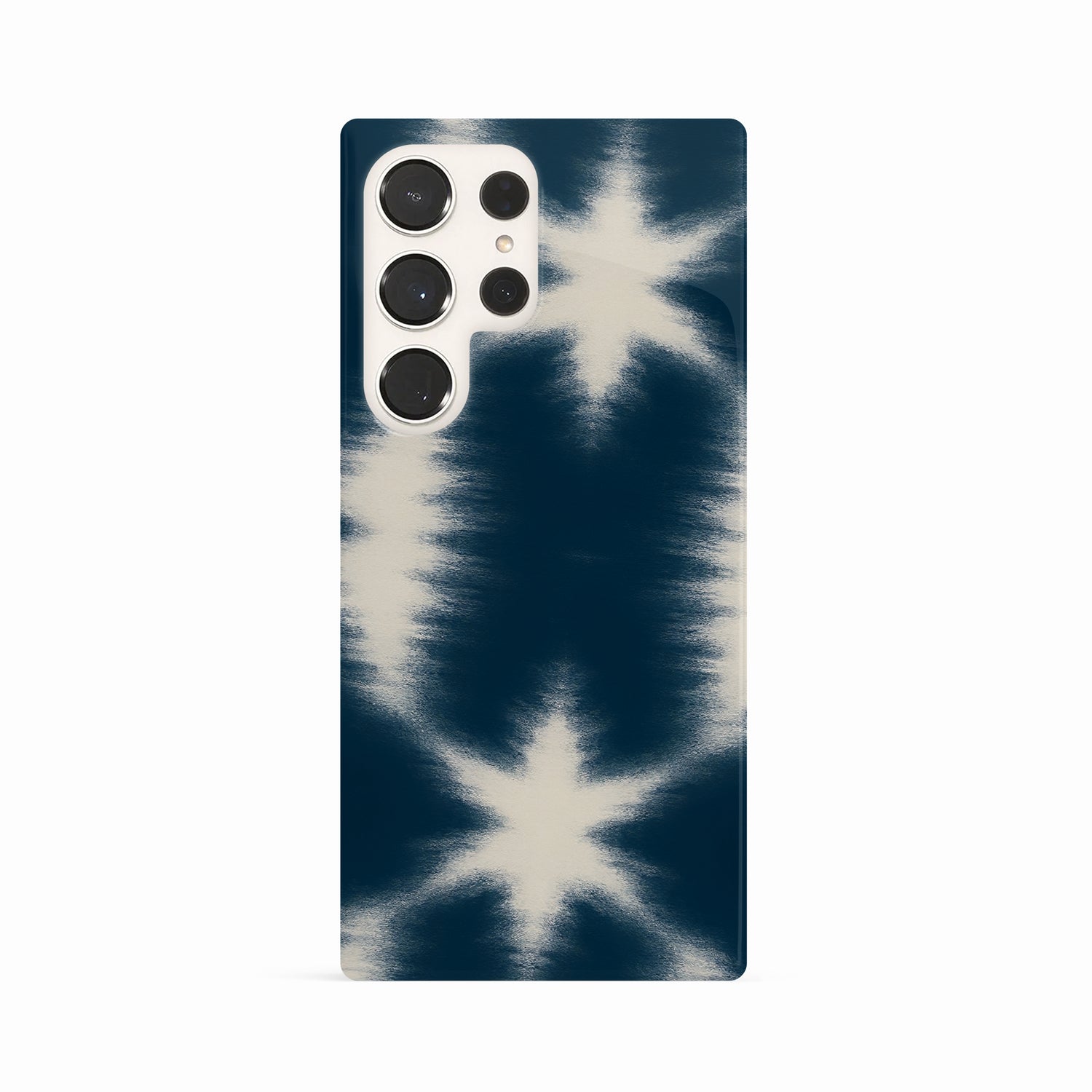 Navy Blue Tie Dye Print Phone Case Phone Case