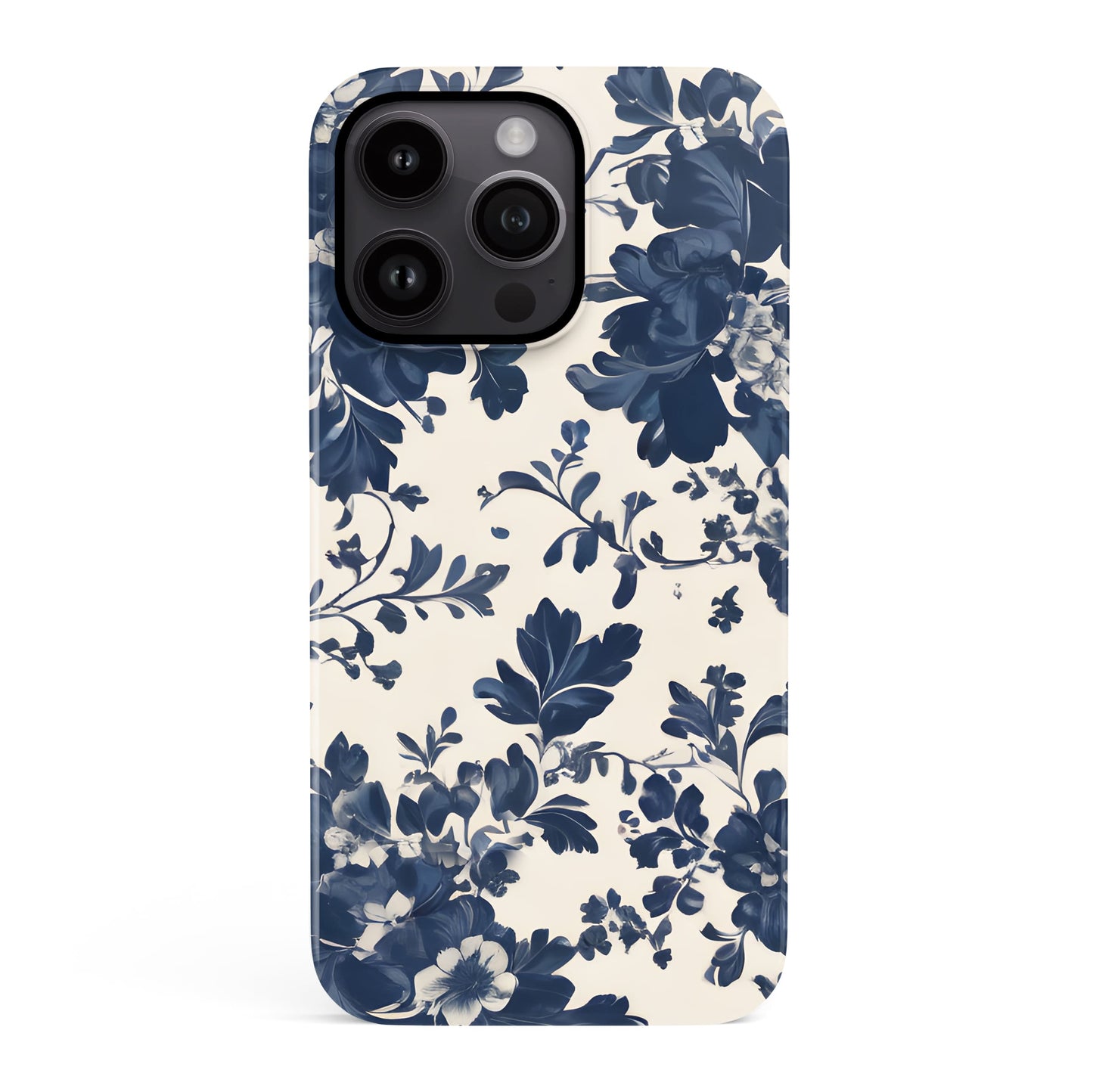 Navy Vintage Floral Pattern Case Phone Case