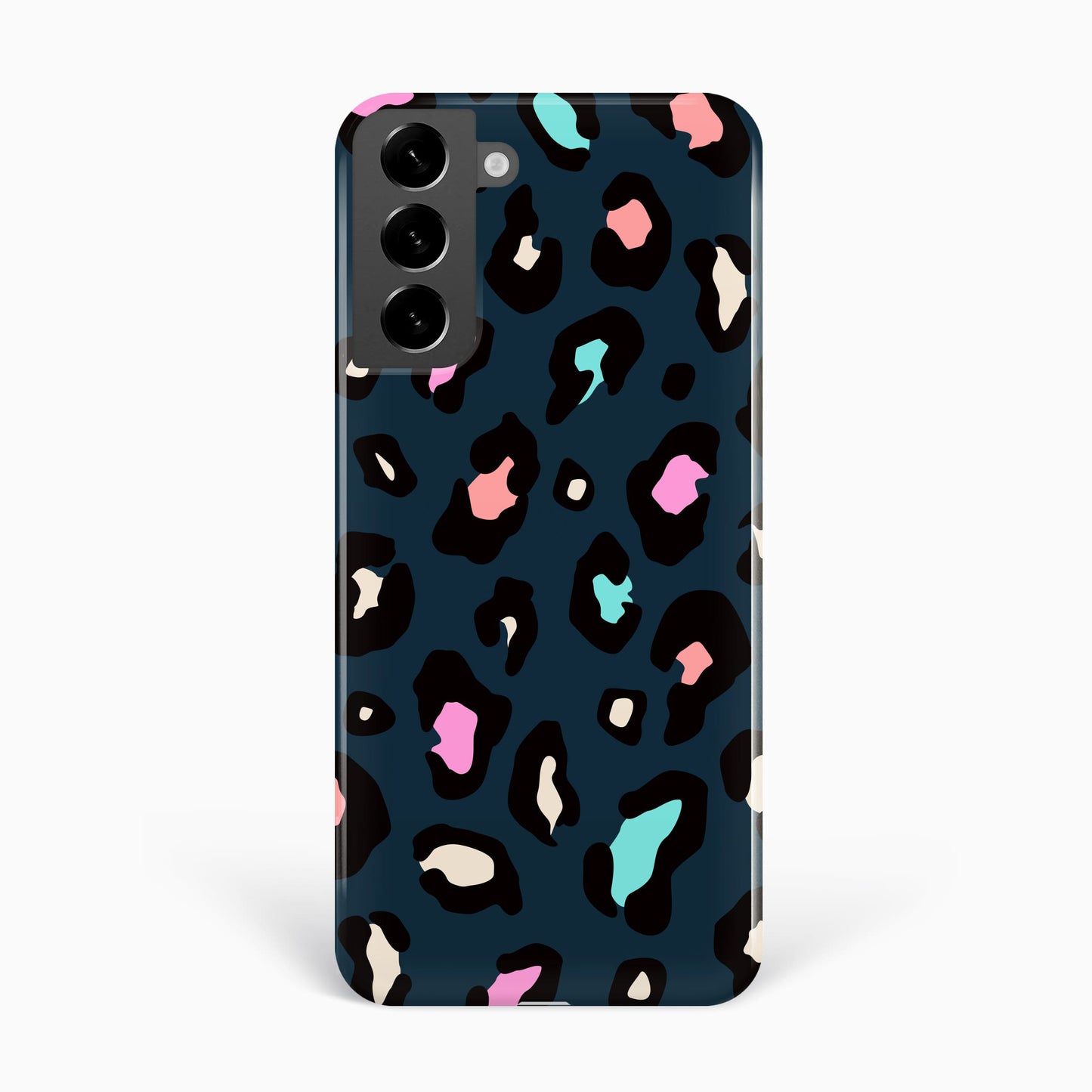Navy Blue Multicolour Leopard Print Case Phone Case