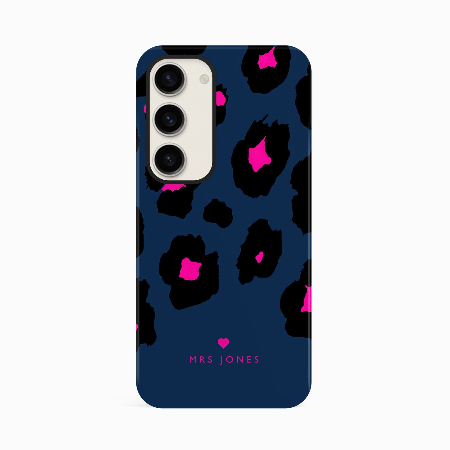 Navy Blue Leopard Print Case Phone Case