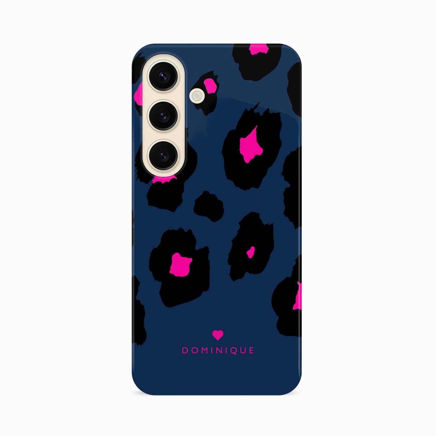 Navy Blue Leopard Print Case Phone Case