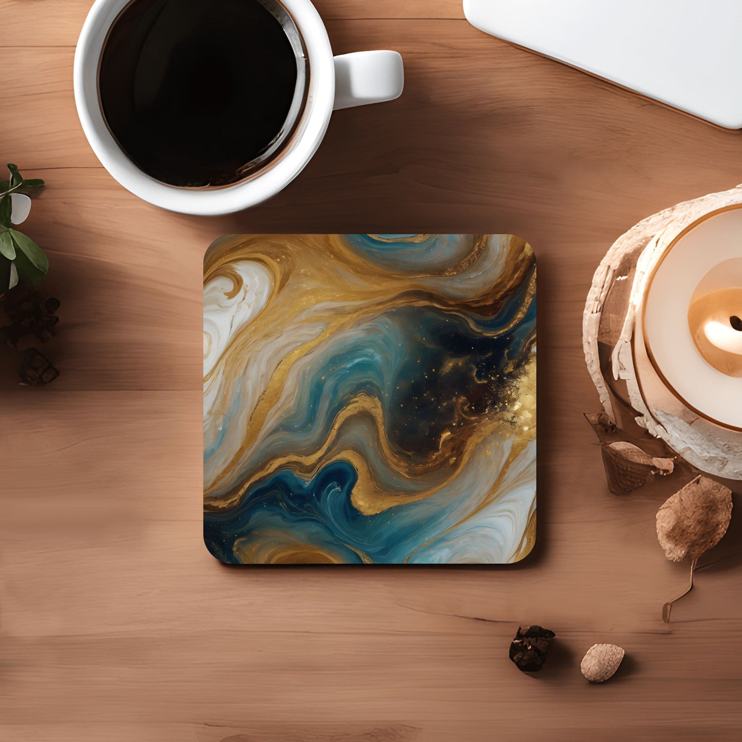 Coffee Marble 4 x Coaster Set  Coaster