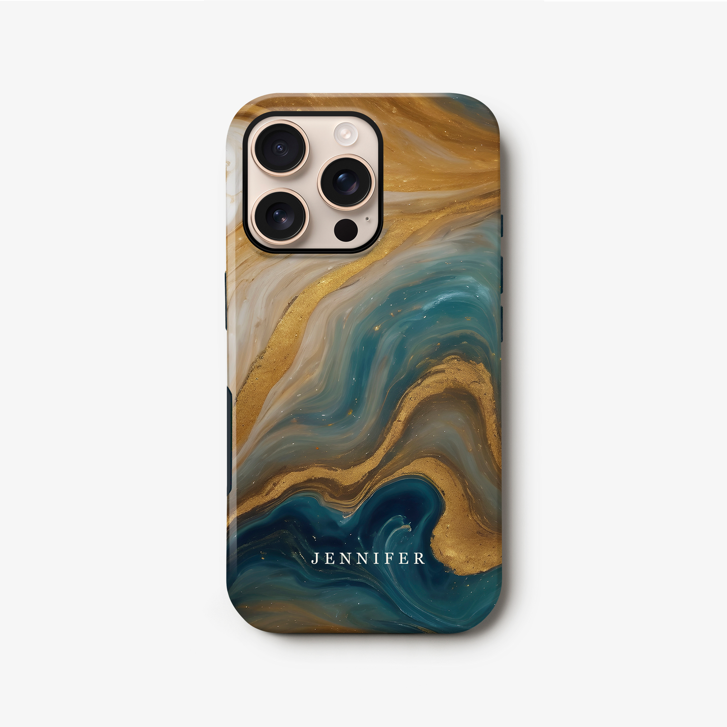 Ocean Sands Marble Custom Case iPhone 16 Pro Phone Case