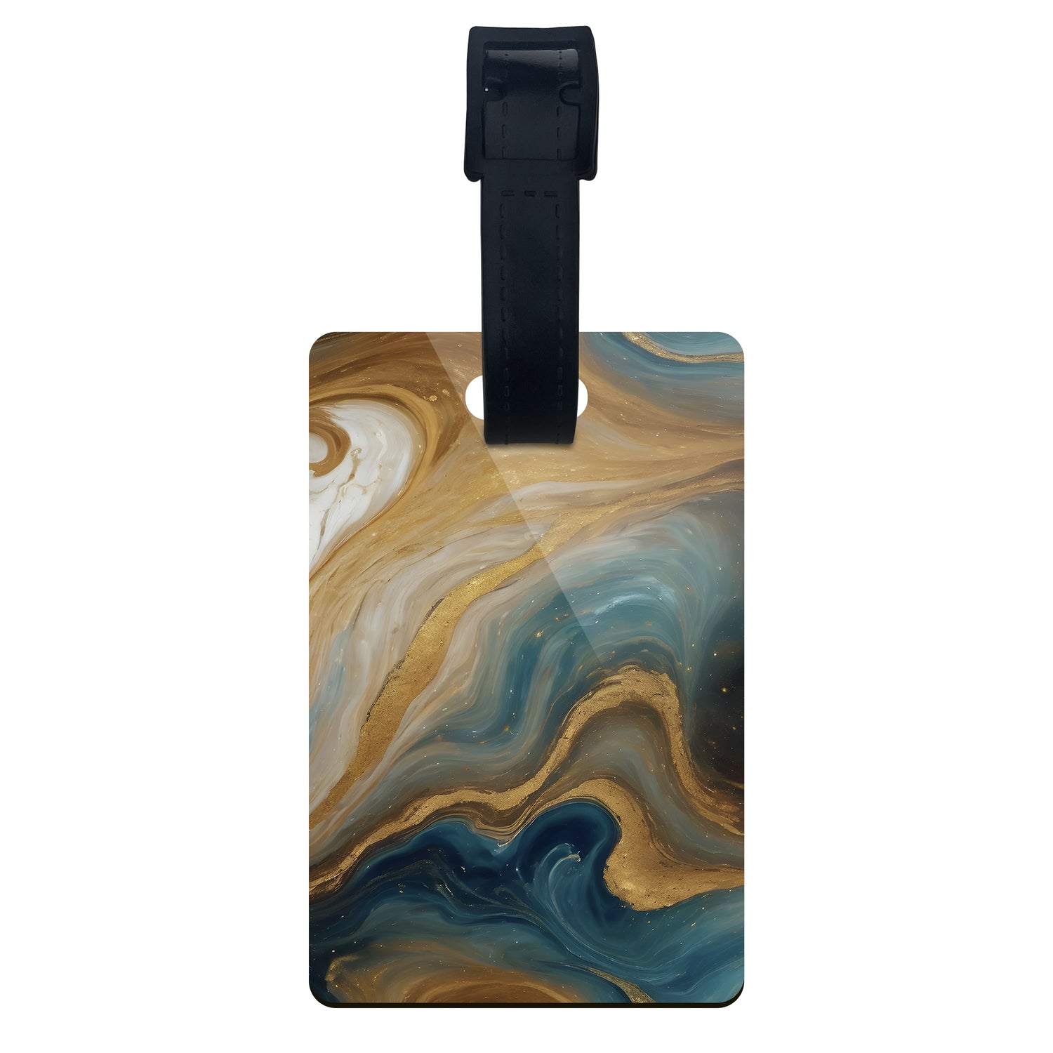 Personalised Tropical Marble Print Luggage Tag  luggage tag