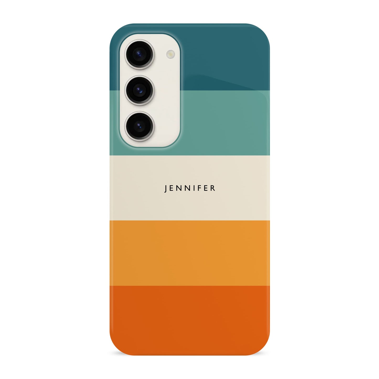 Blue and Orange Stripes Custom Case Phone Case