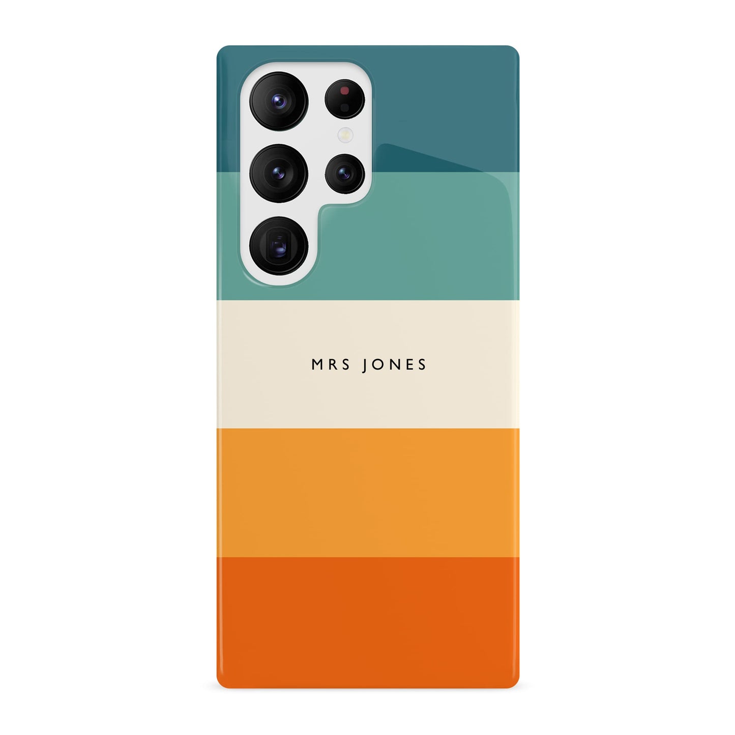 Blue and Orange Stripes Custom Case Phone Case