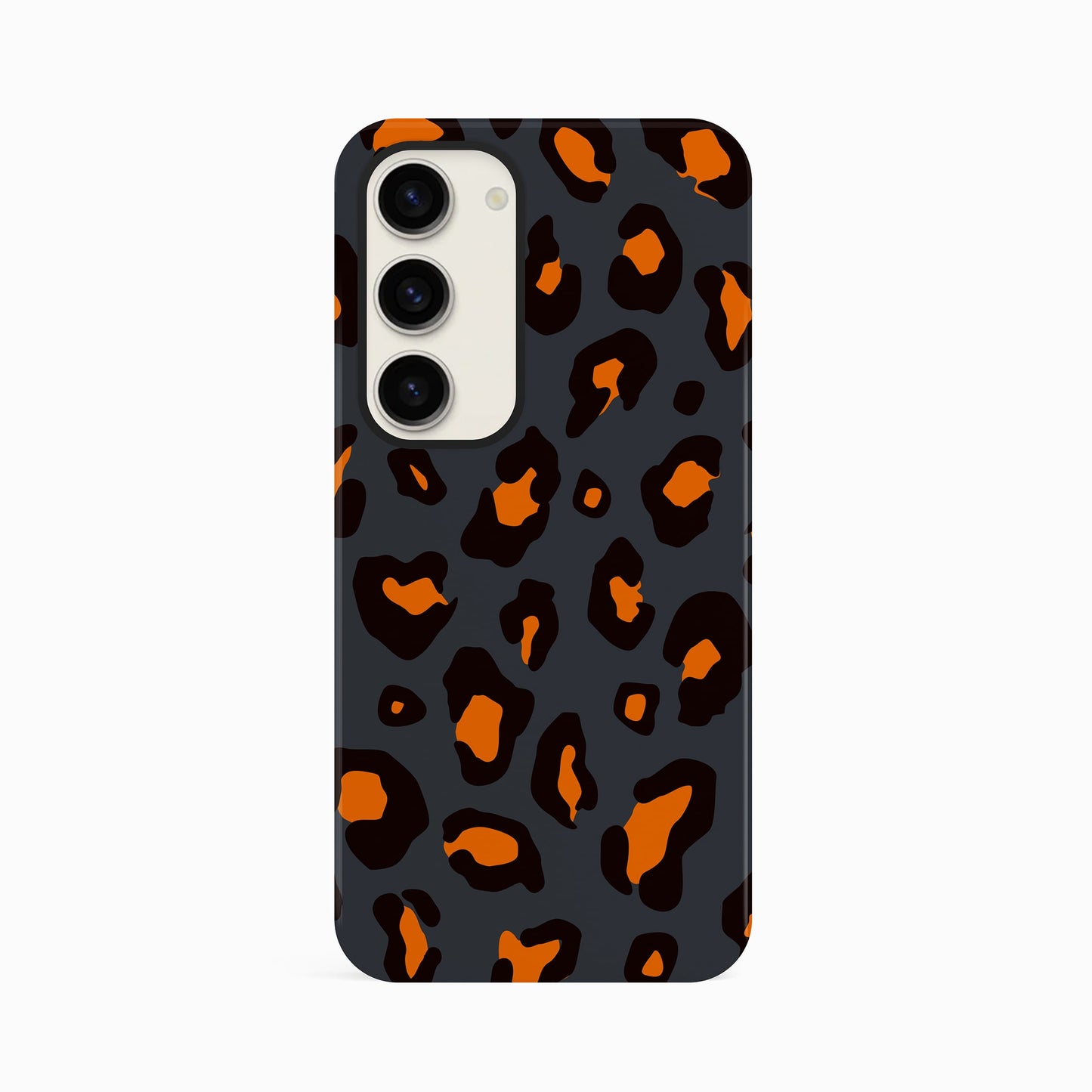 Orange Charcoal Leopard Print Case Phone Case