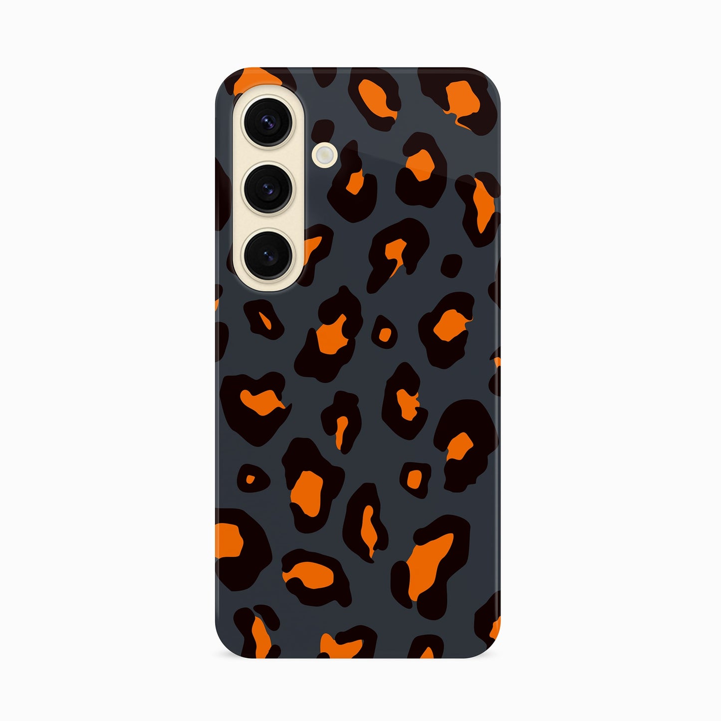 Orange Charcoal Leopard Print Case Phone Case