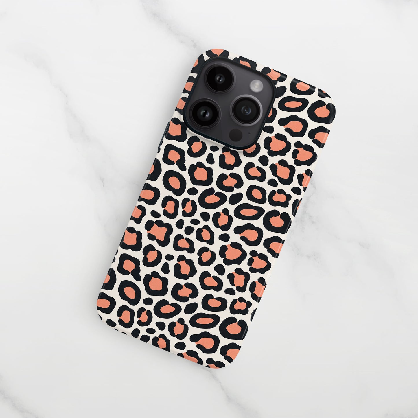 Orange Leopard Print Spots Case Phone Case