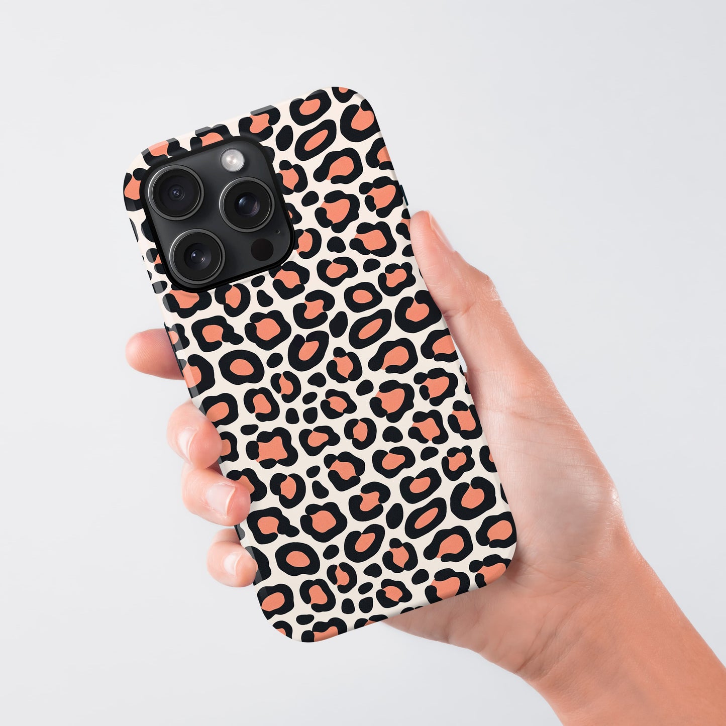 Orange Leopard Print Spots Case Phone Case