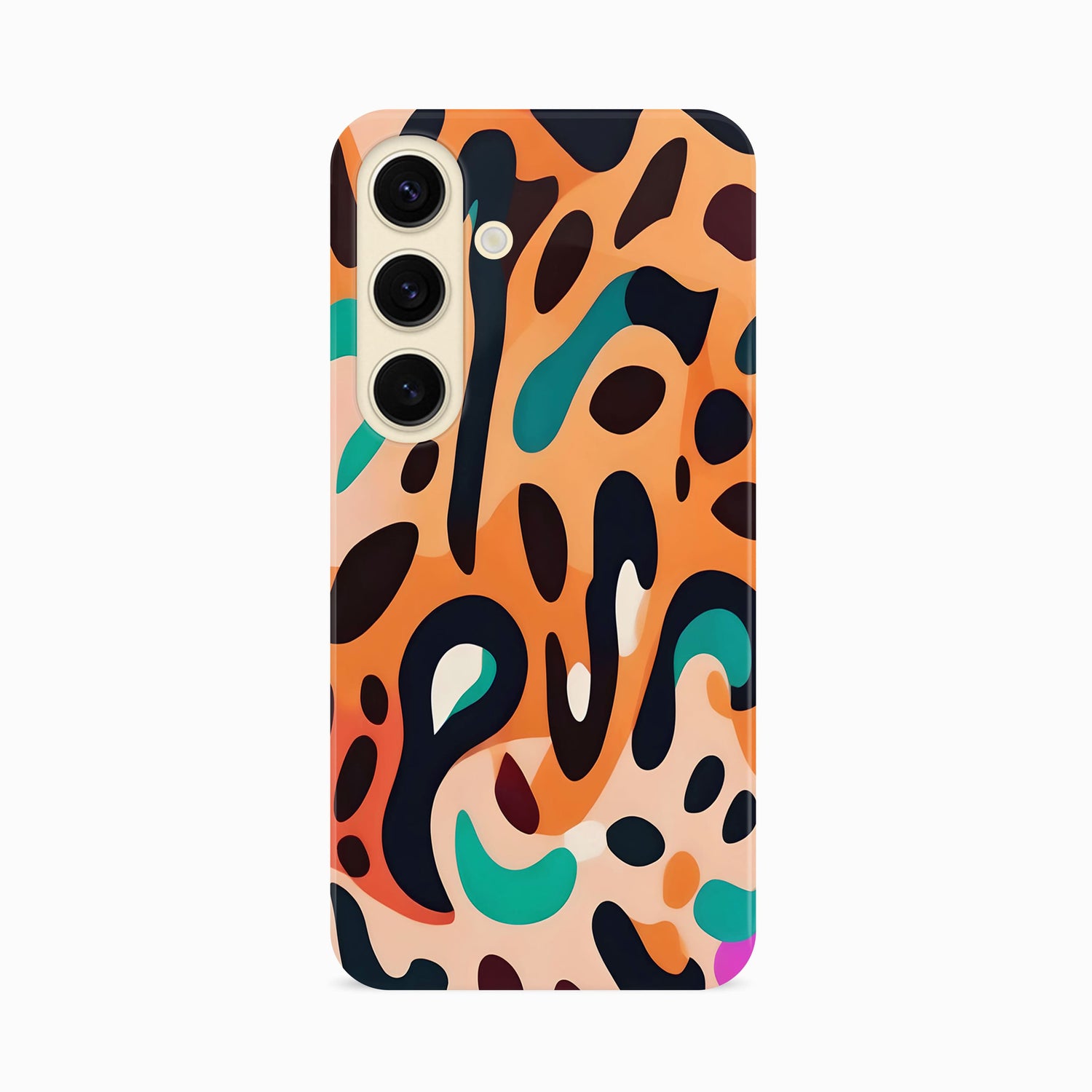 Abstract Orange Leopard Print Case Phone Case