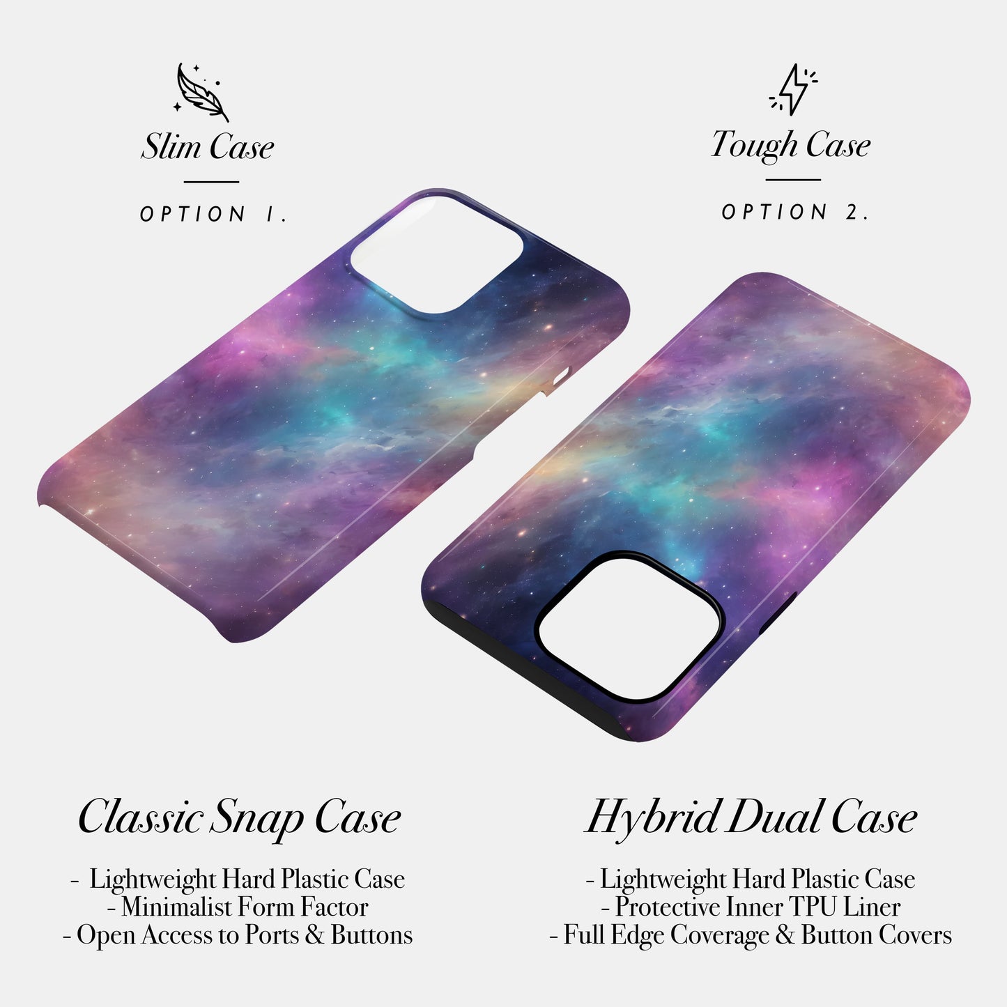 Pastel Abstract Space Print Phone Case Phone Case