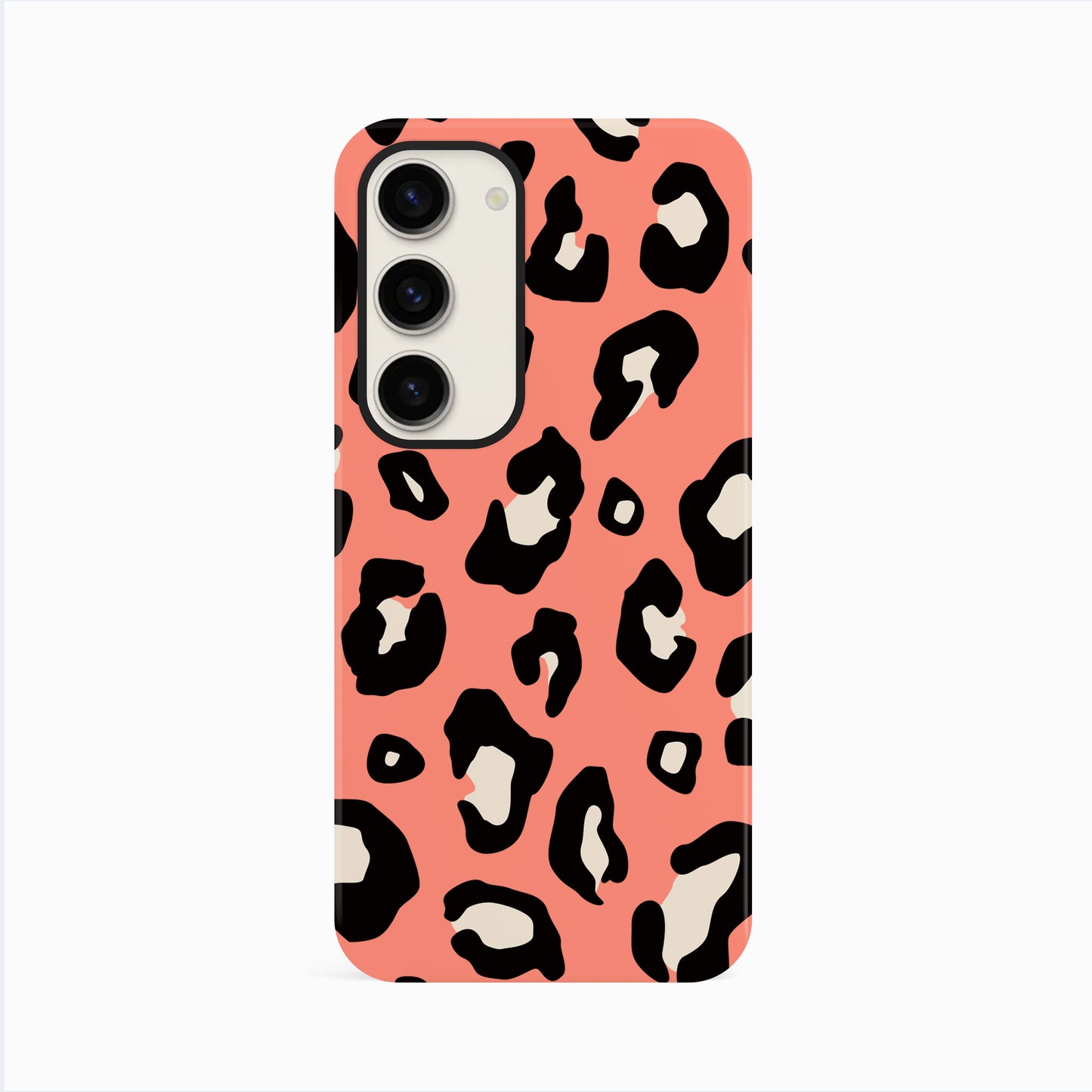 Orange Coral Leopard Print Case Phone Case