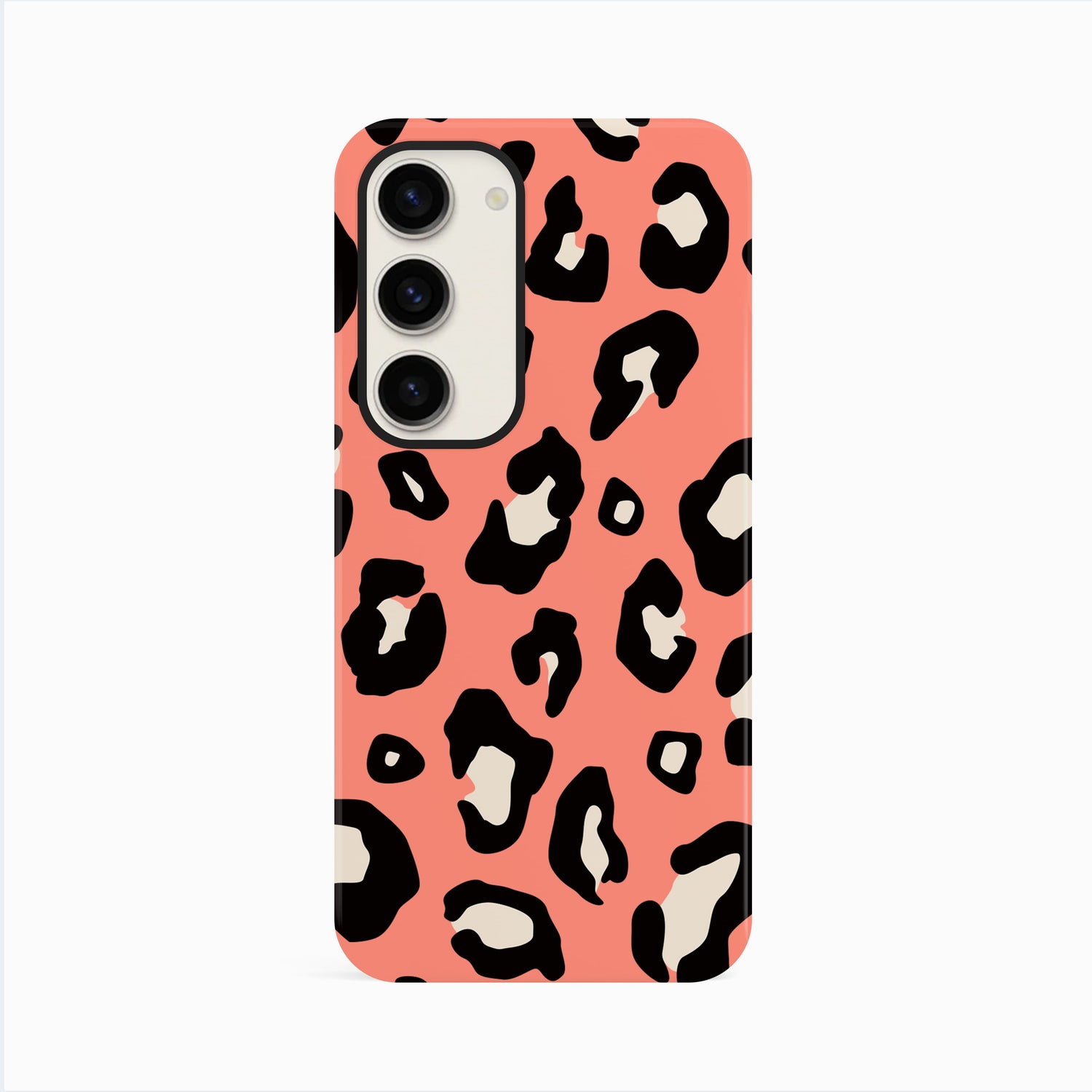 Orange Coral Leopard Print Case Phone Case