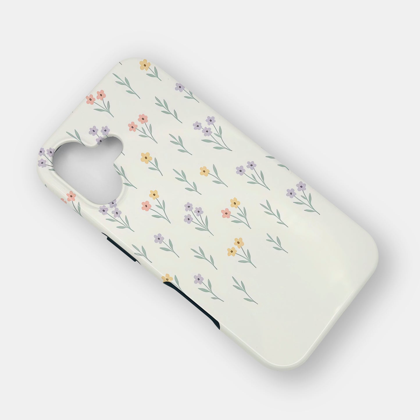 Personalised Pastel Ditsy Floral Print Case Phone Case