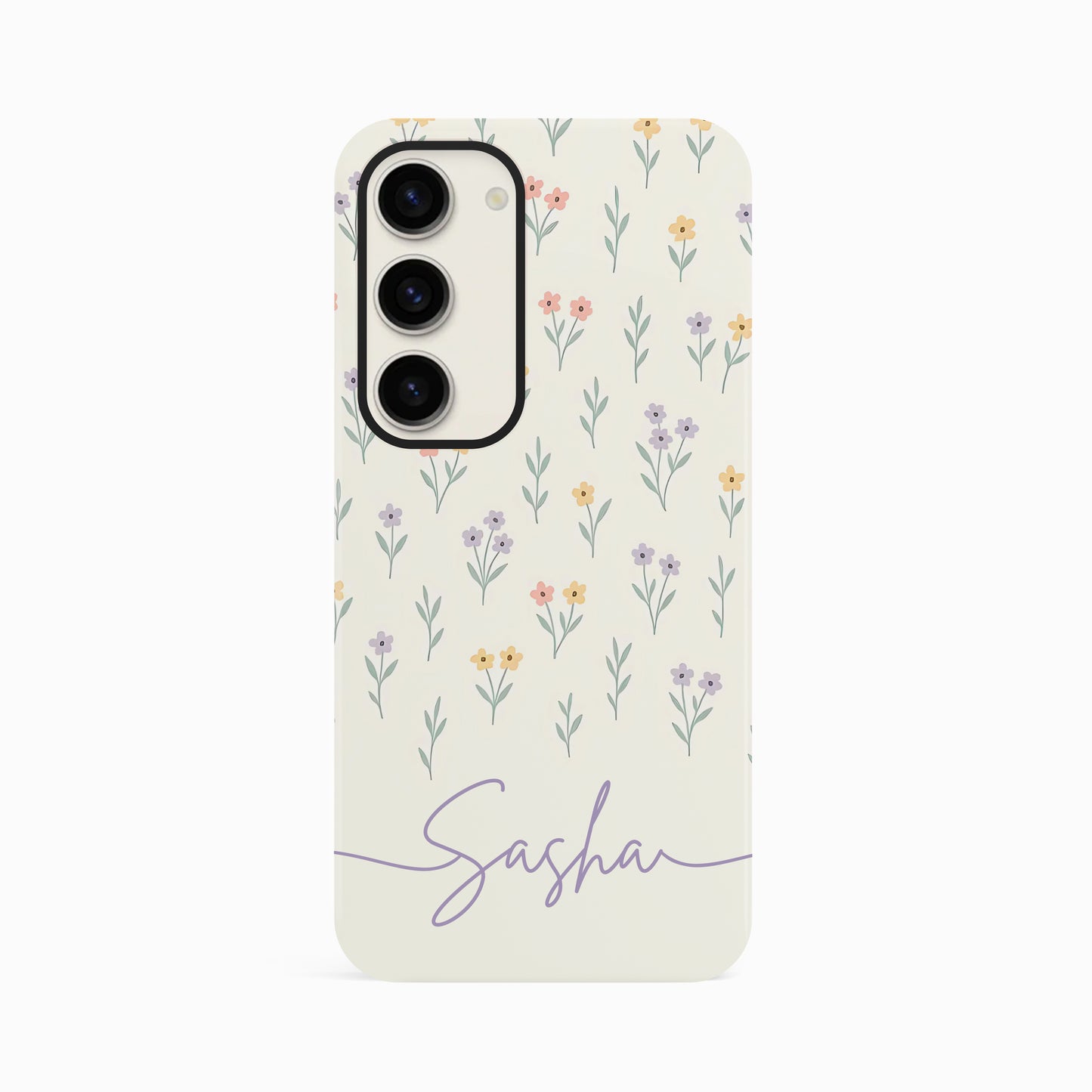 Personalised Pastel Ditsy Floral Print Case Phone Case
