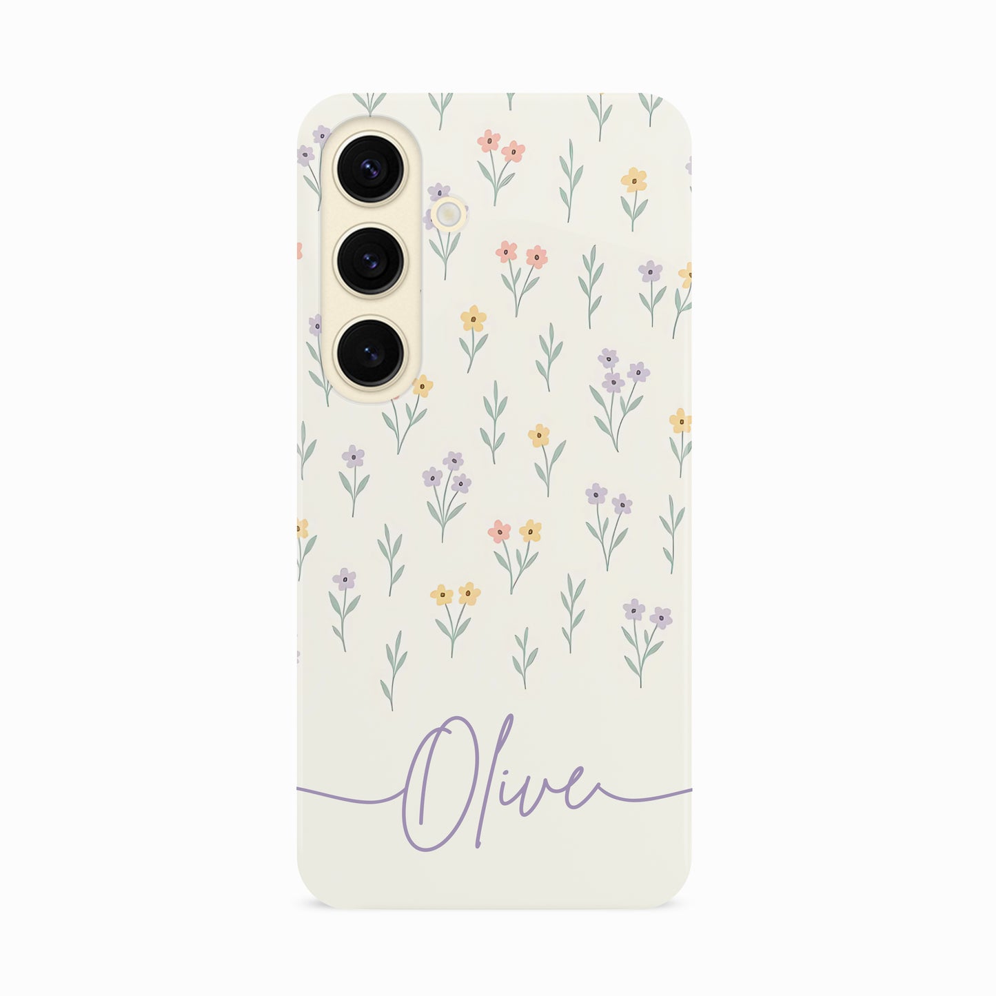 Personalised Pastel Ditsy Floral Print Case Phone Case