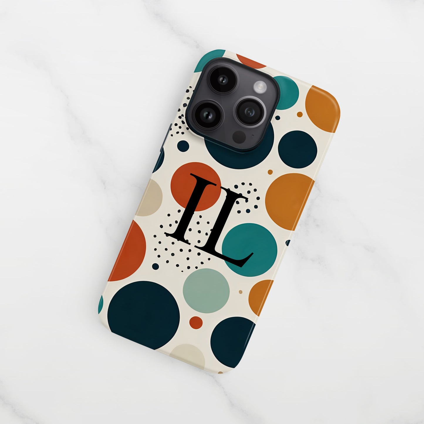 Personalised Abstract Dots Polka Phone Case Phone Case