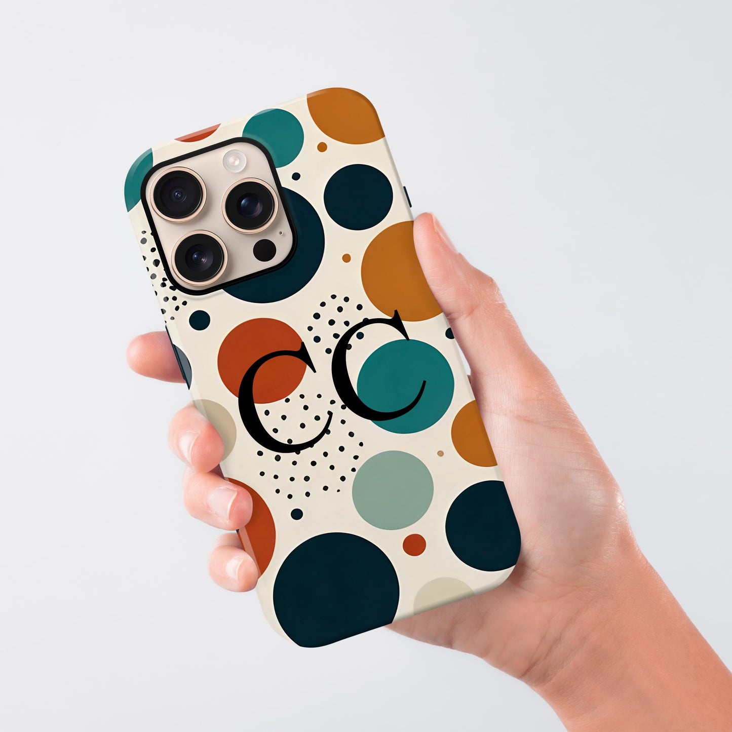 Personalised Abstract Dots Polka Phone Case Phone Case