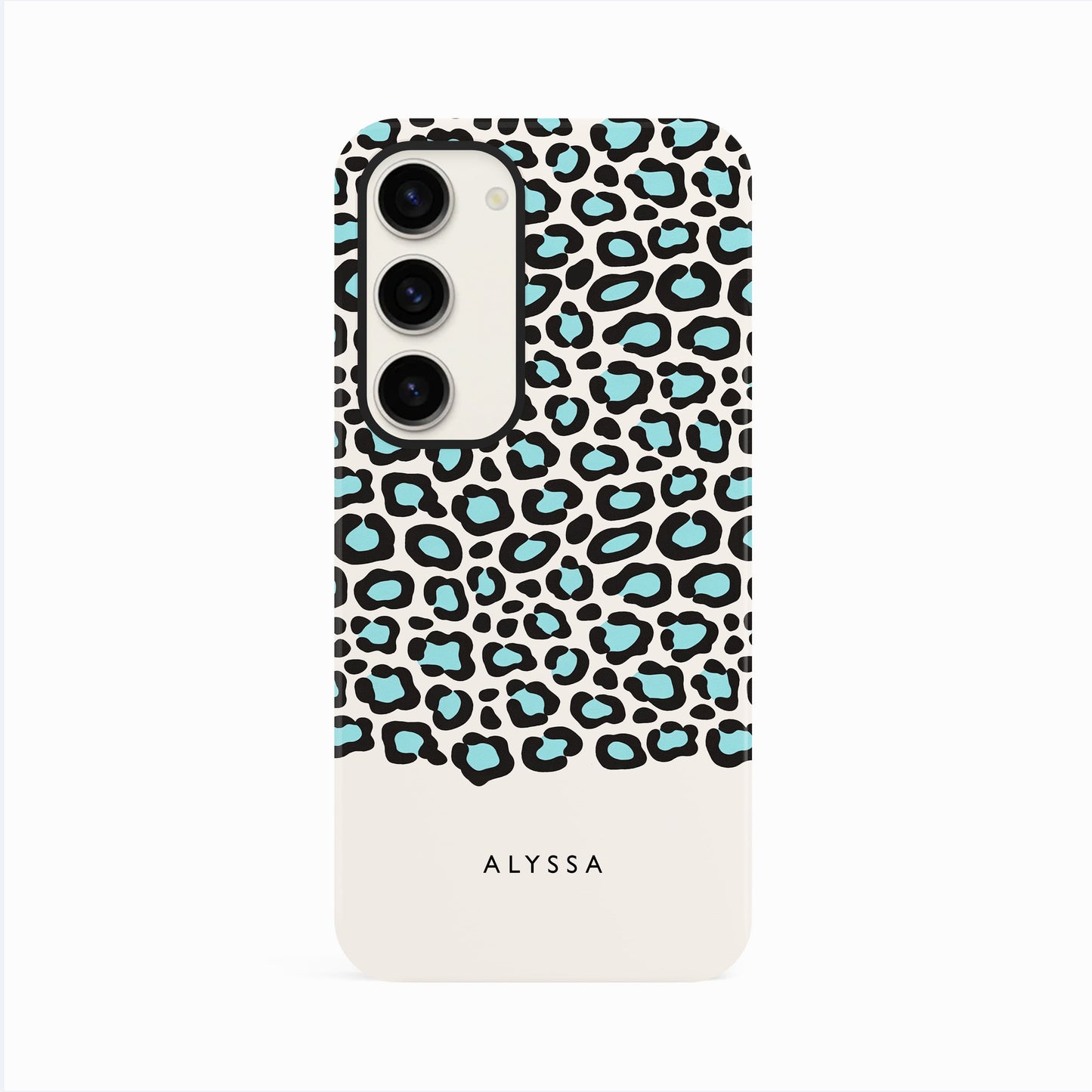Personalised Blue Leopard Print Spots Case Phone Case