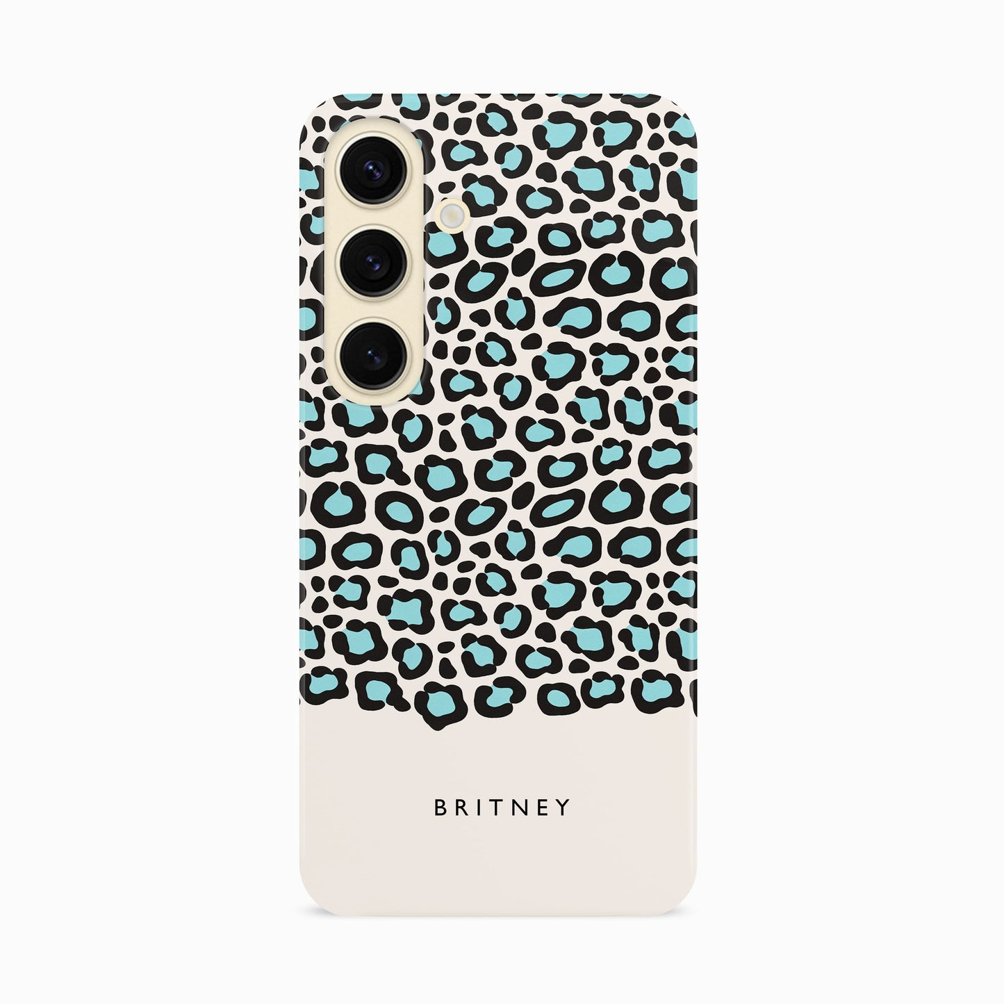 Personalised Blue Leopard Print Spots Case Phone Case