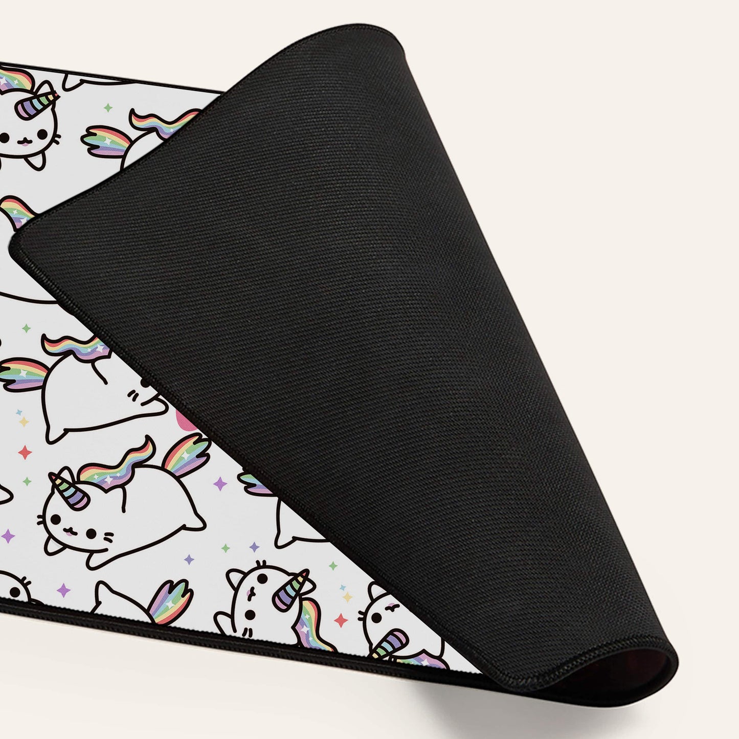 Personalised Caticorn Large Gaming & Desk Mat Desk & Gaming Mat