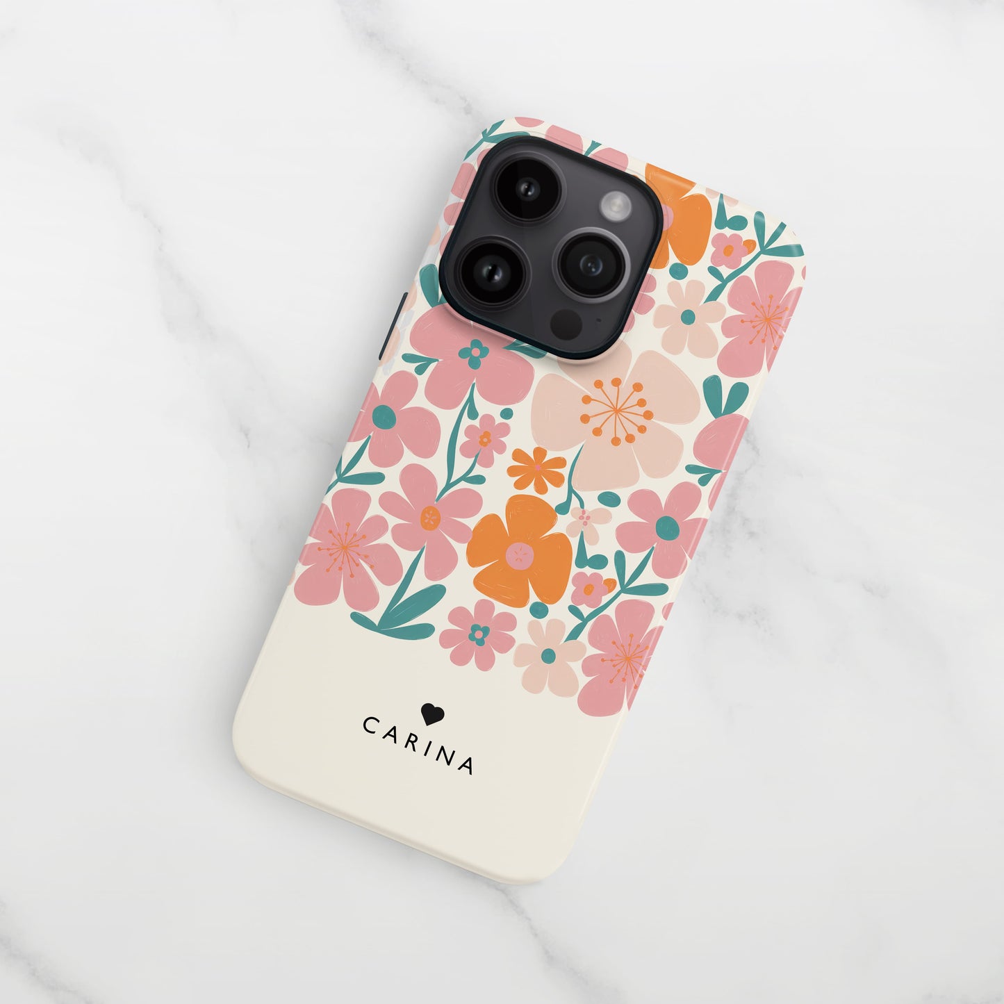 Personalised Boho Floral Phone Case Phone Case