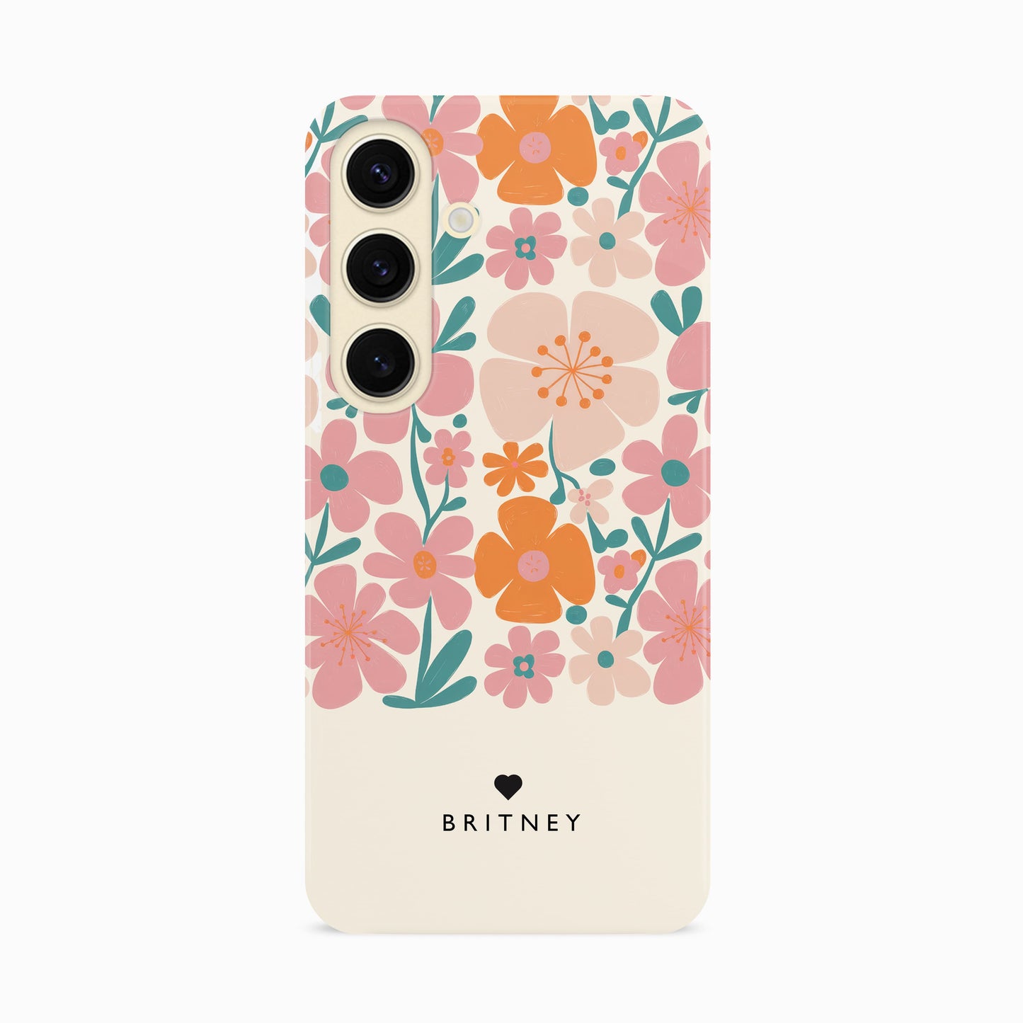 Personalised Boho Floral Phone Case Phone Case