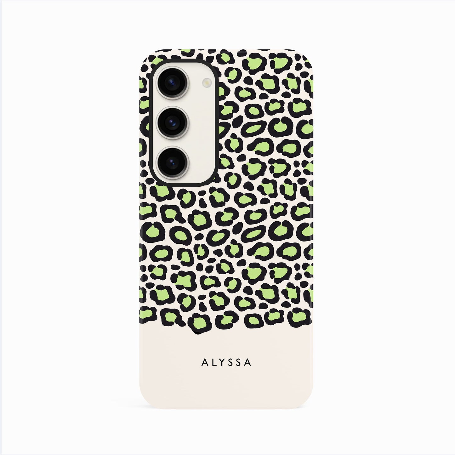 Personalised Green Leopard Print Spots Case Phone Case