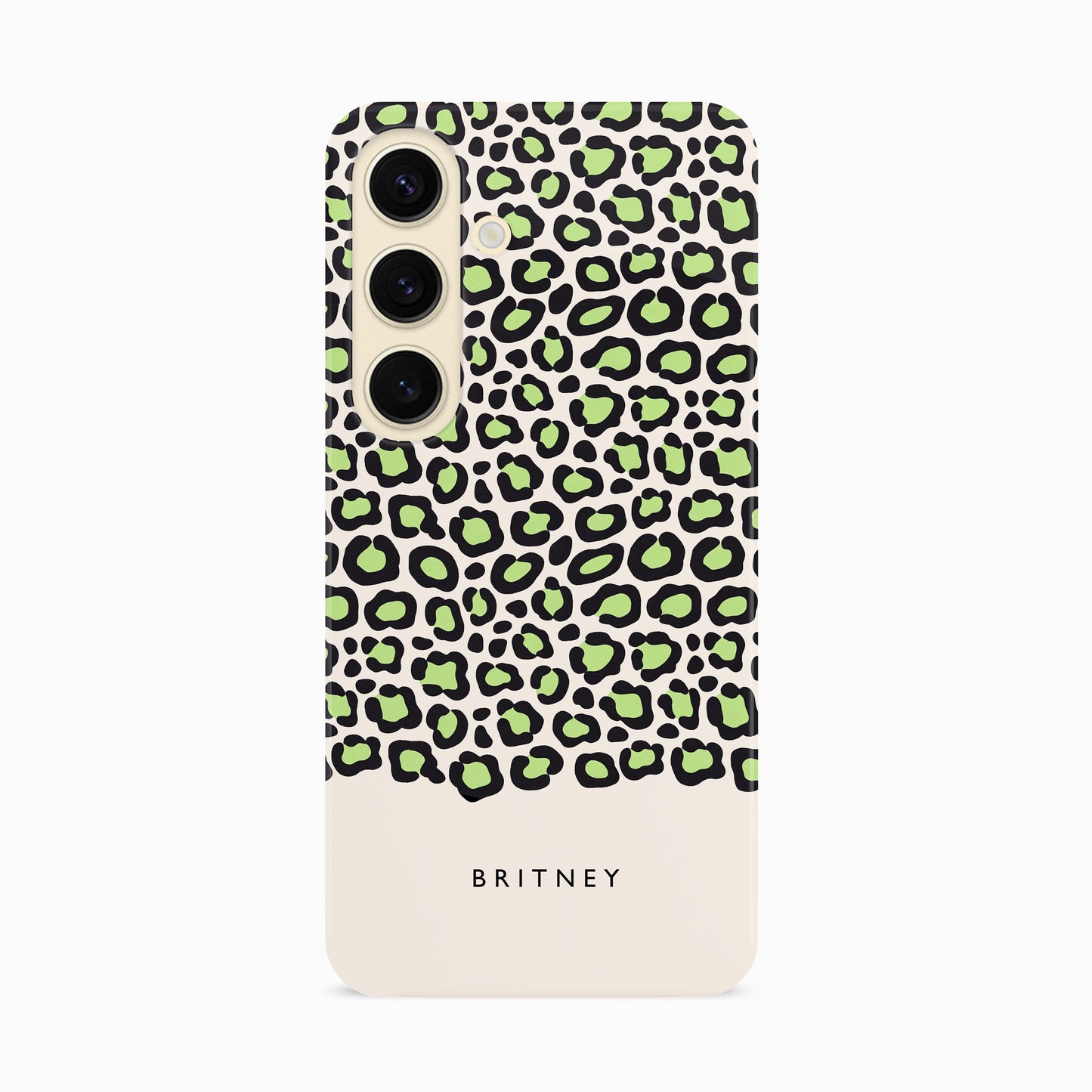 Personalised Green Leopard Print Spots Case Phone Case