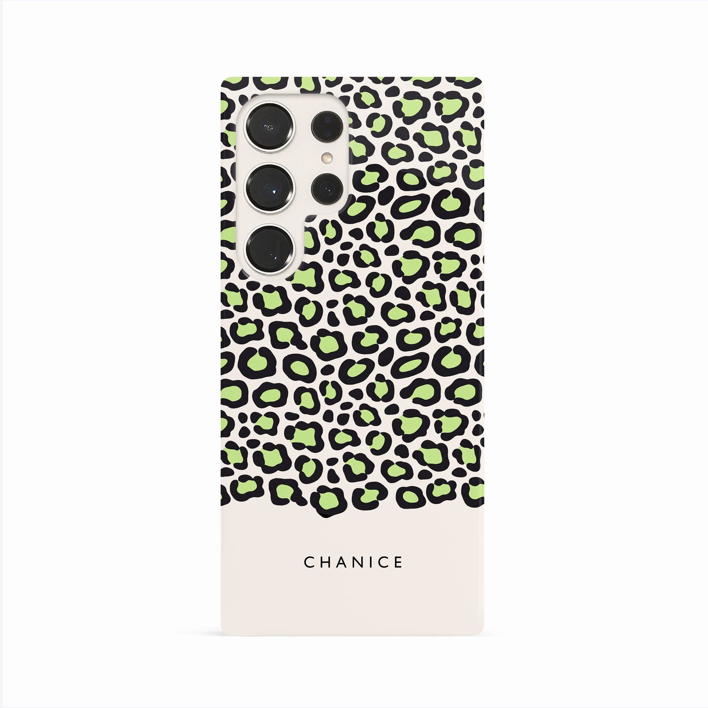 Personalised Green Leopard Print Spots Case Phone Case