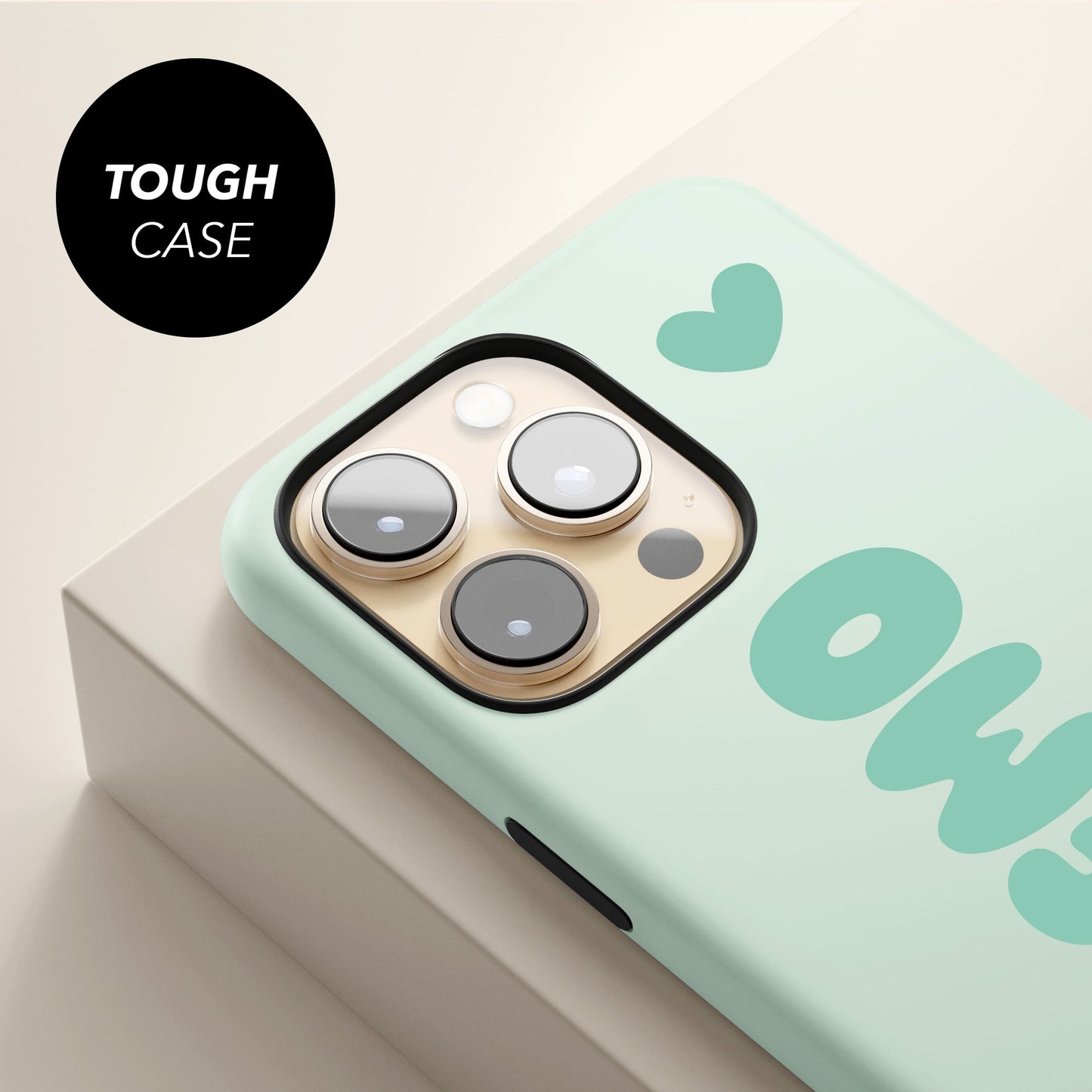 Blue Personalised Bubble Name Case Phone Case