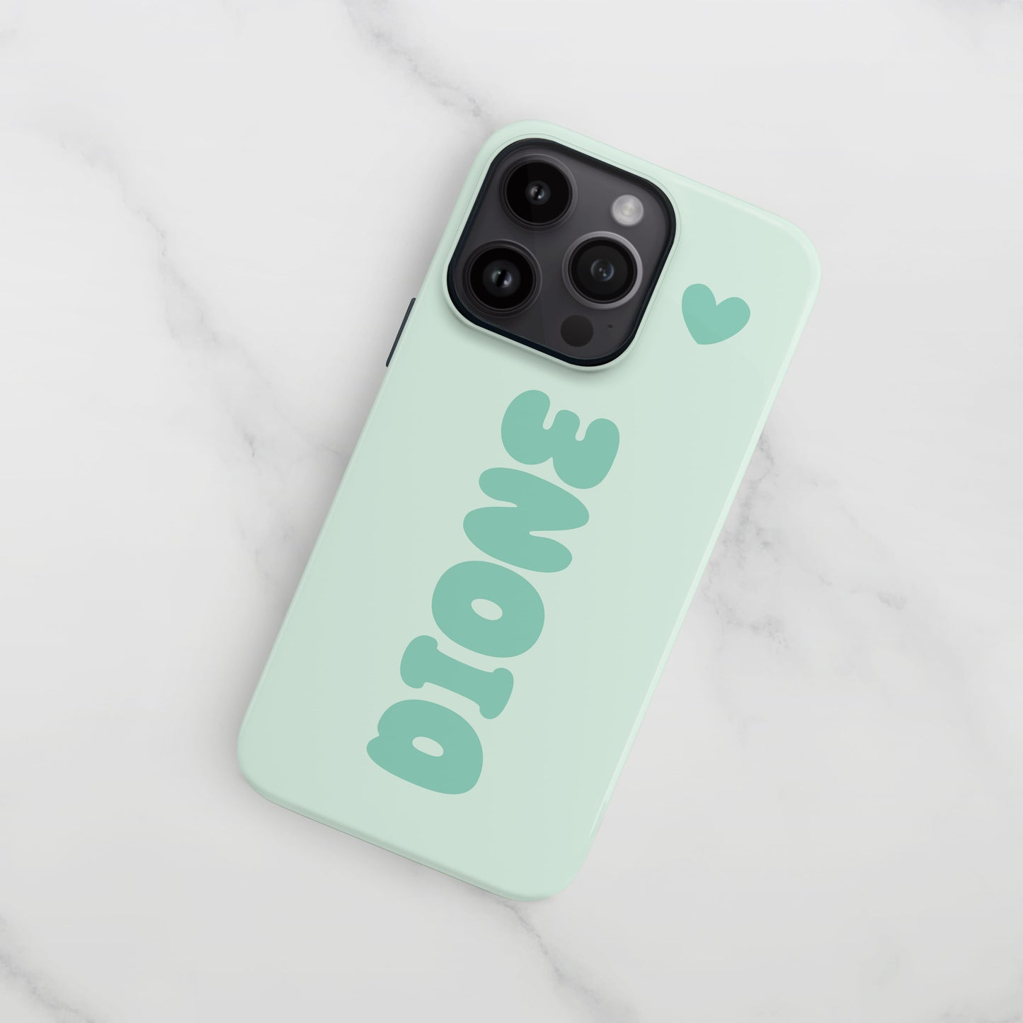 Blue Personalised Bubble Name Case Phone Case