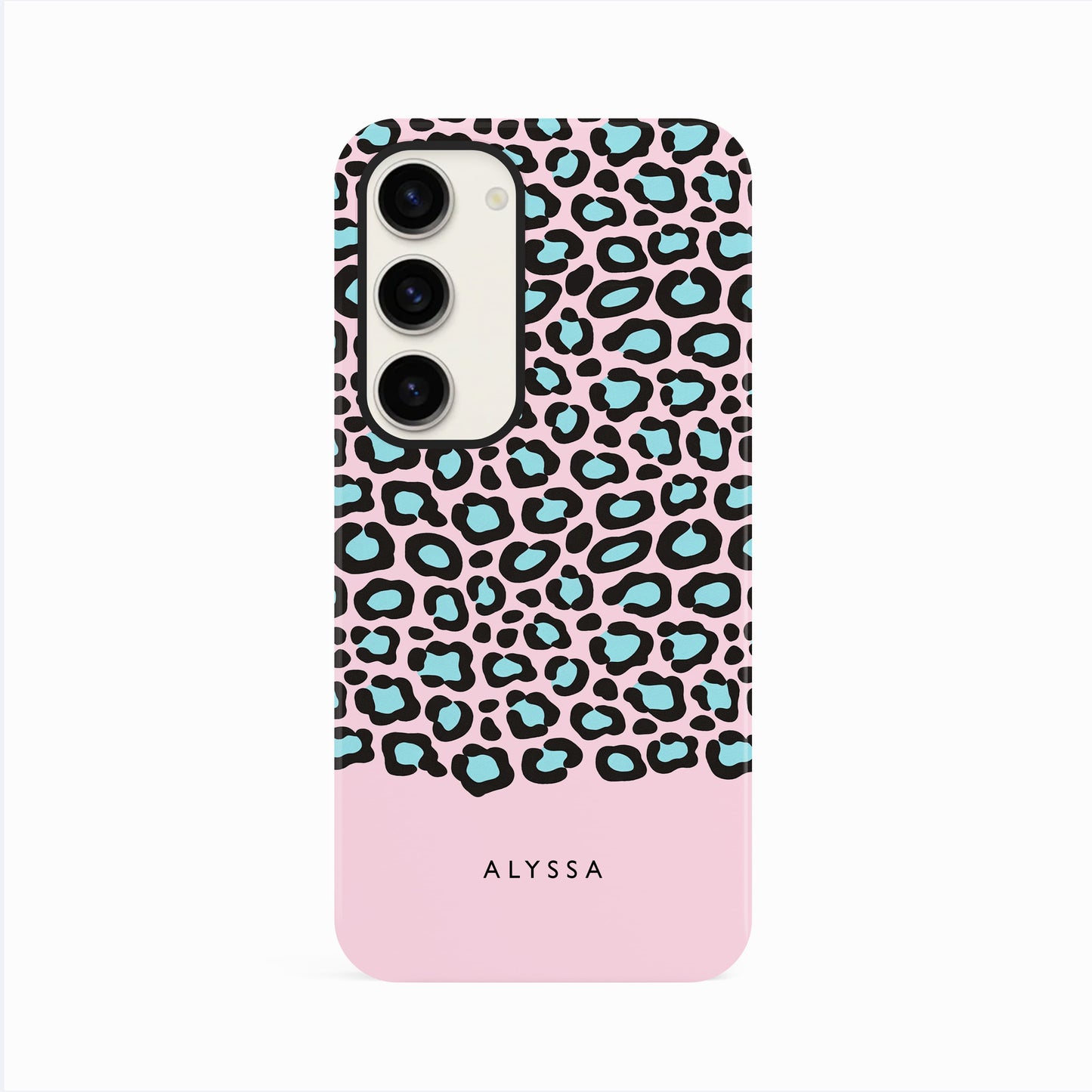 Personalised Pink Blue Leopard Spots Case Phone Case