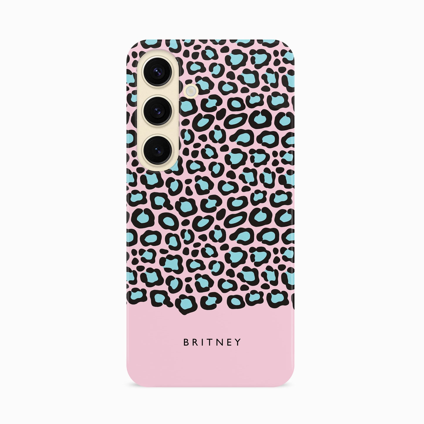 Personalised Pink Blue Leopard Spots Case Phone Case