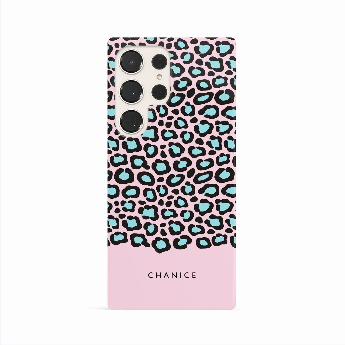 Personalised Pink Blue Leopard Spots Case Phone Case