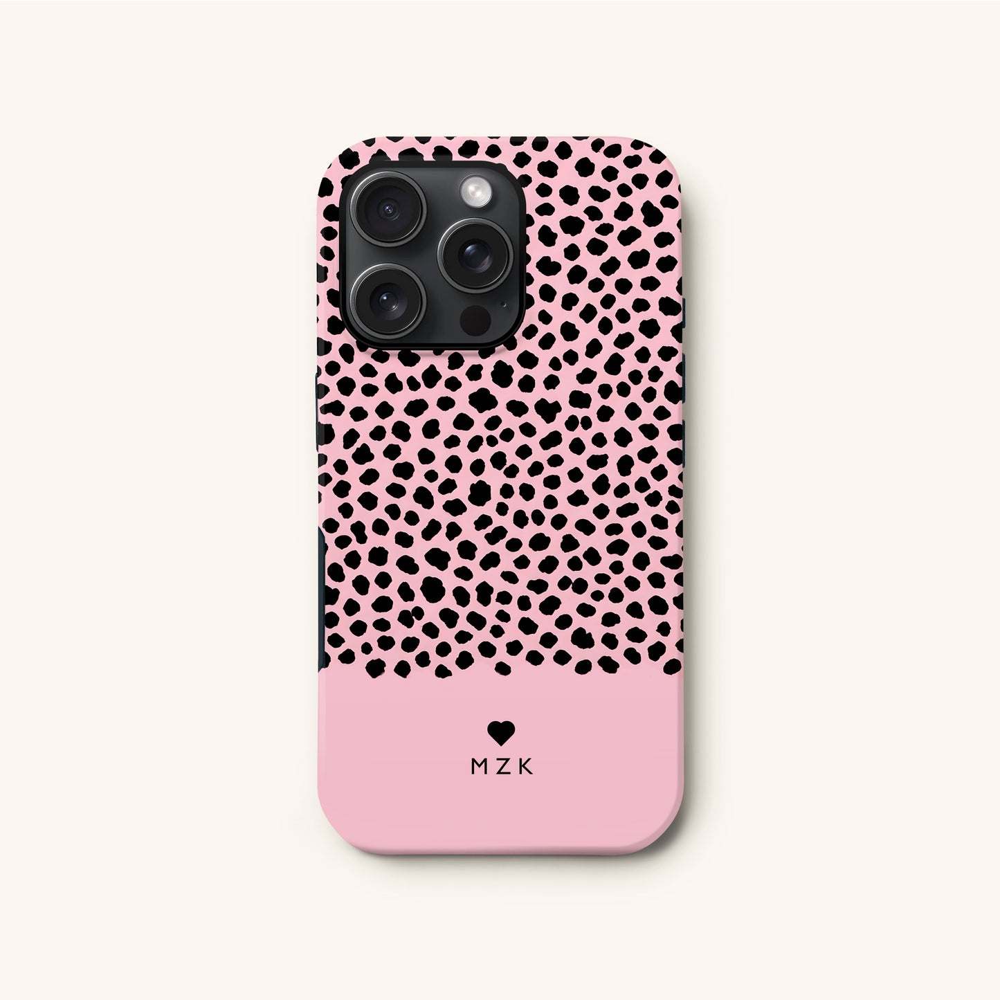 Personalised Pink Cheetah Print Case Phone Case