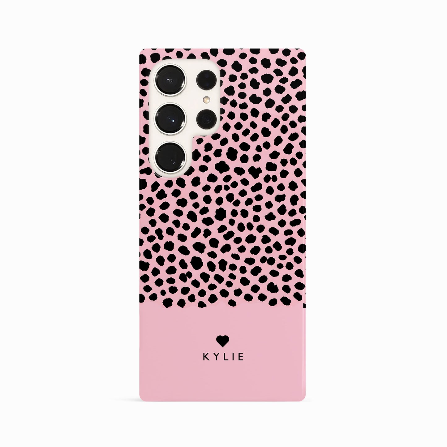 Personalised Pink Cheetah Print Case Phone Case