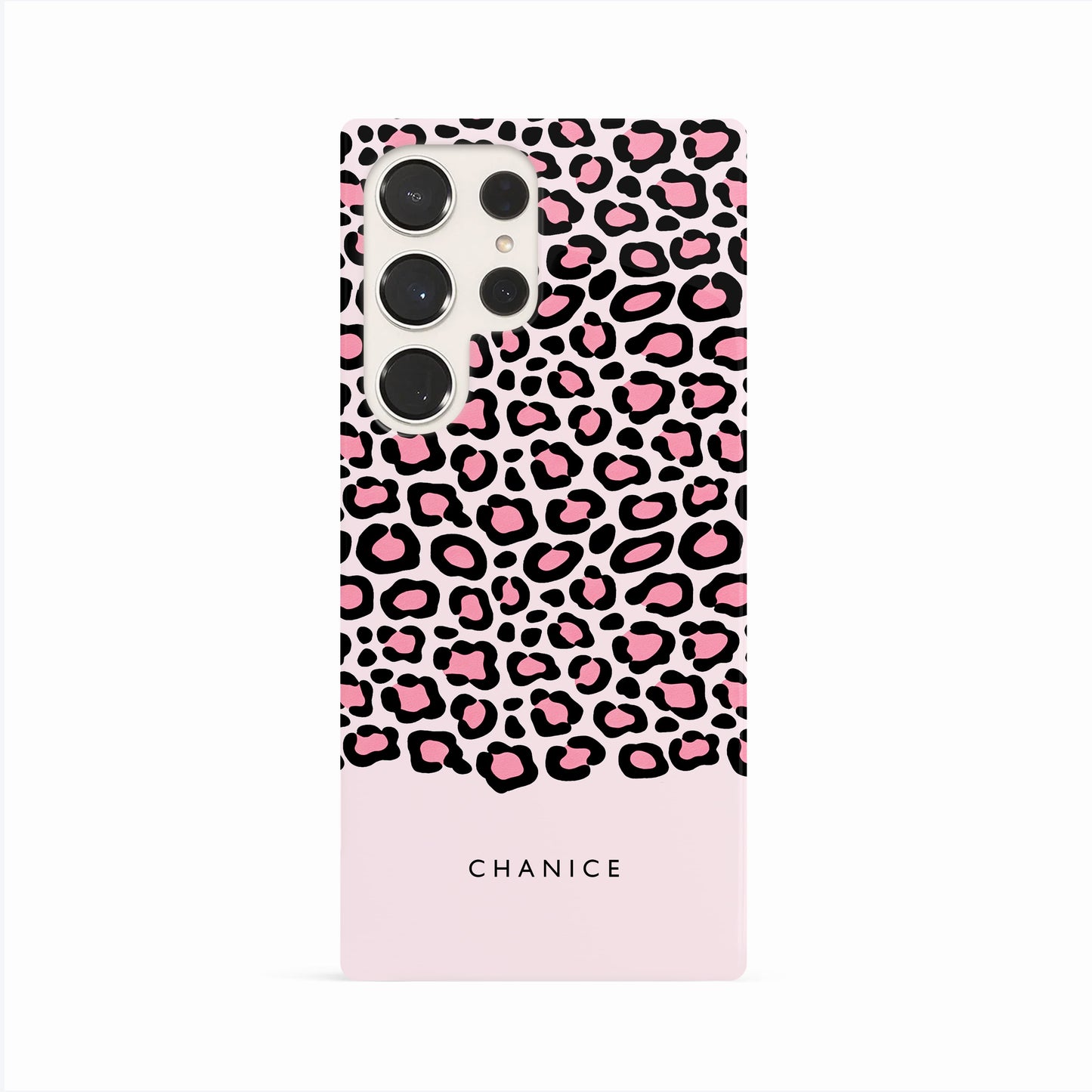 Personalised Pink Shades Leopard Print Case Phone Case
