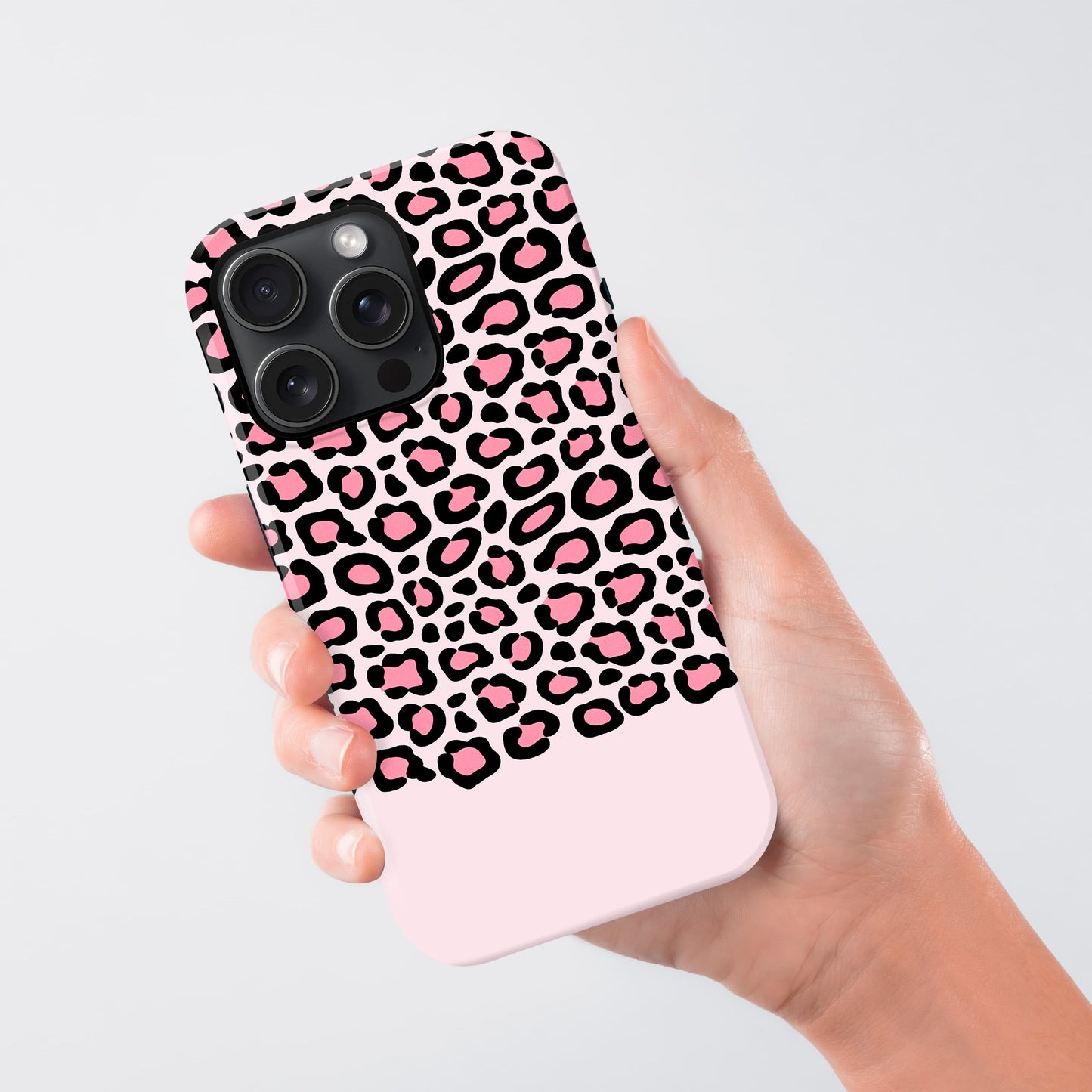 Personalised Pink Shades Leopard Print Case Phone Case