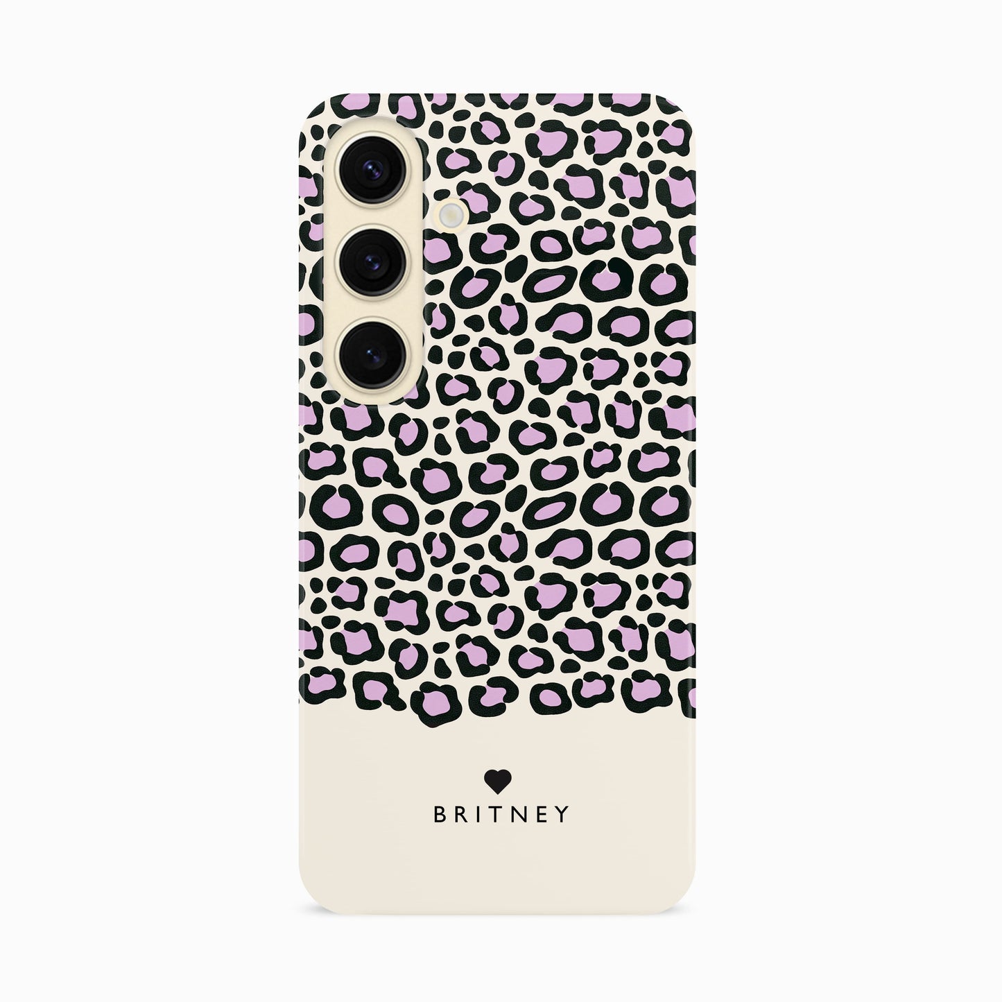 Personalised Purple Leopard Spot Print Case Phone Case