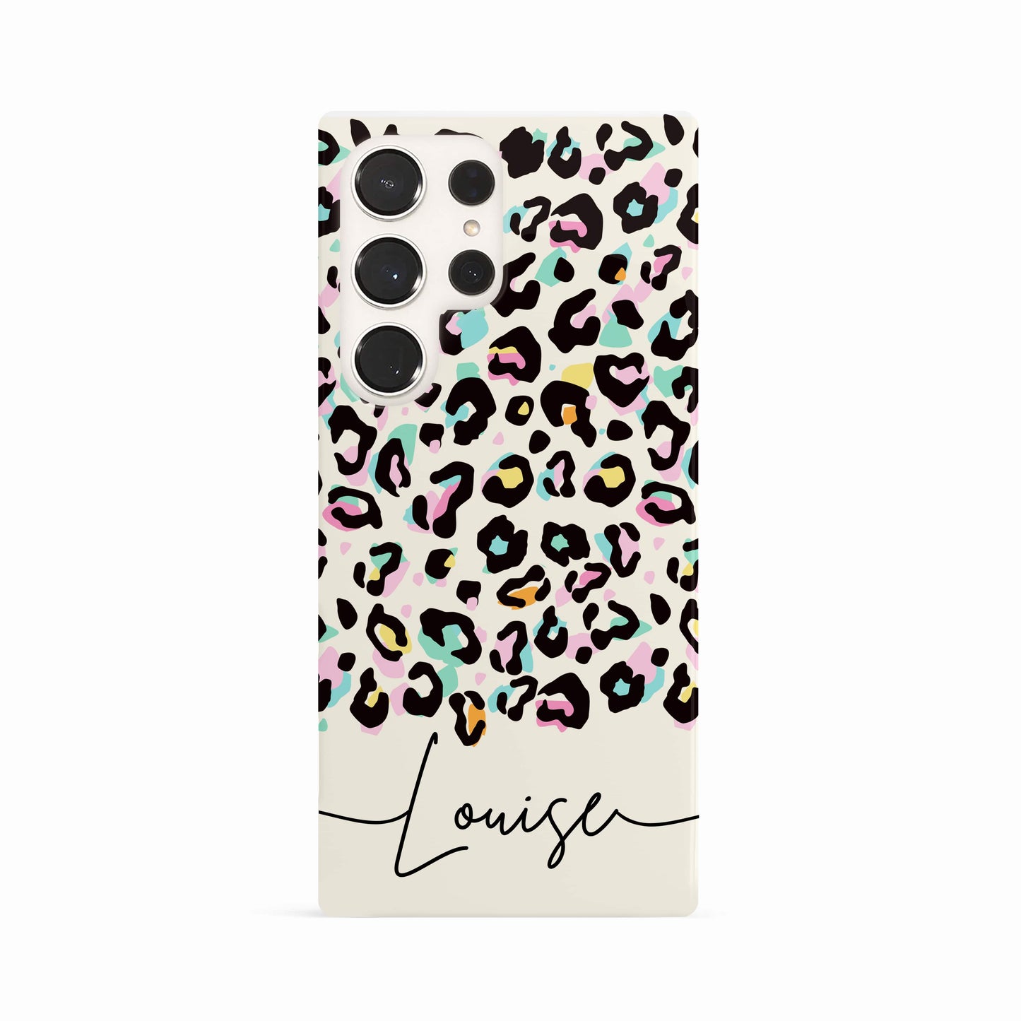 Custom Rainbow Spot Leopard Print Case Phone Case