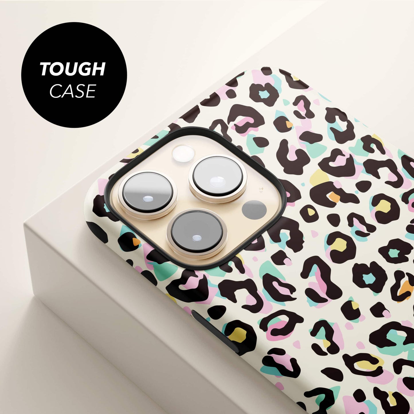 Custom Rainbow Spot Leopard Print Case Phone Case