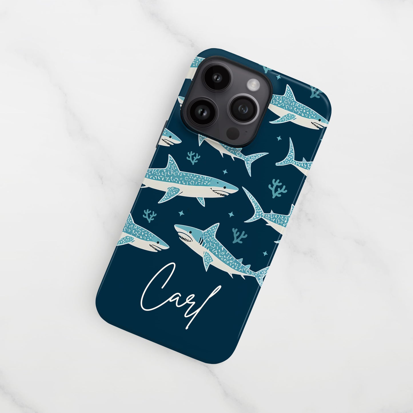 Personalised Shark Pattern Phone Case Phone Case