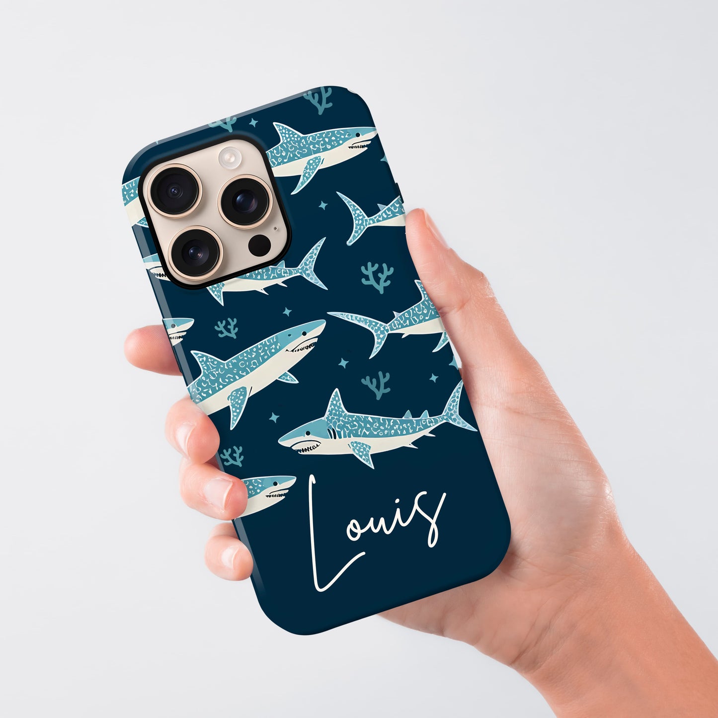 Personalised Shark Pattern Phone Case Phone Case